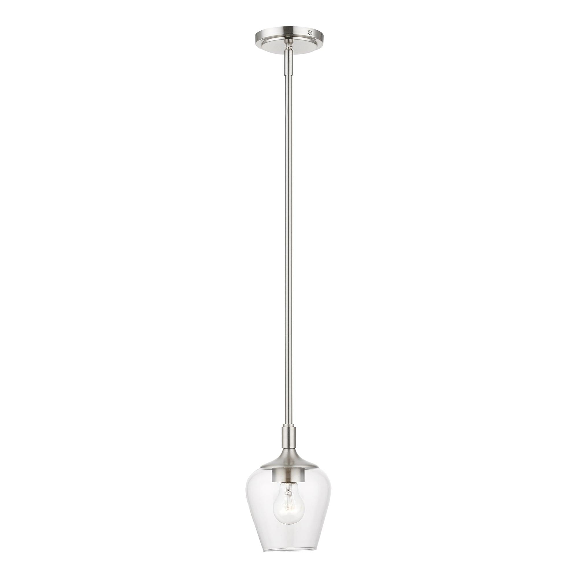 Livex Lighting Willow 1 - Light Pendant in  Brushed Nickel