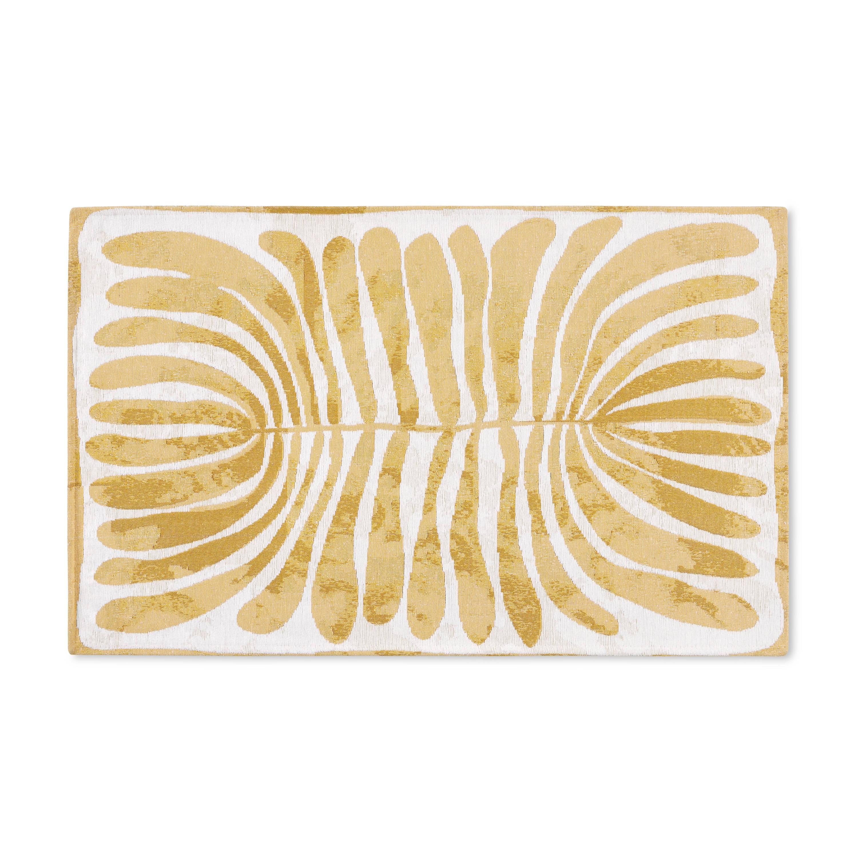Town & Country Living TOWN & COUNTRY Luxe Livie Matisse Cutout Everwash Non-Slip Backing Washable Multi-Use Kitchen Mat