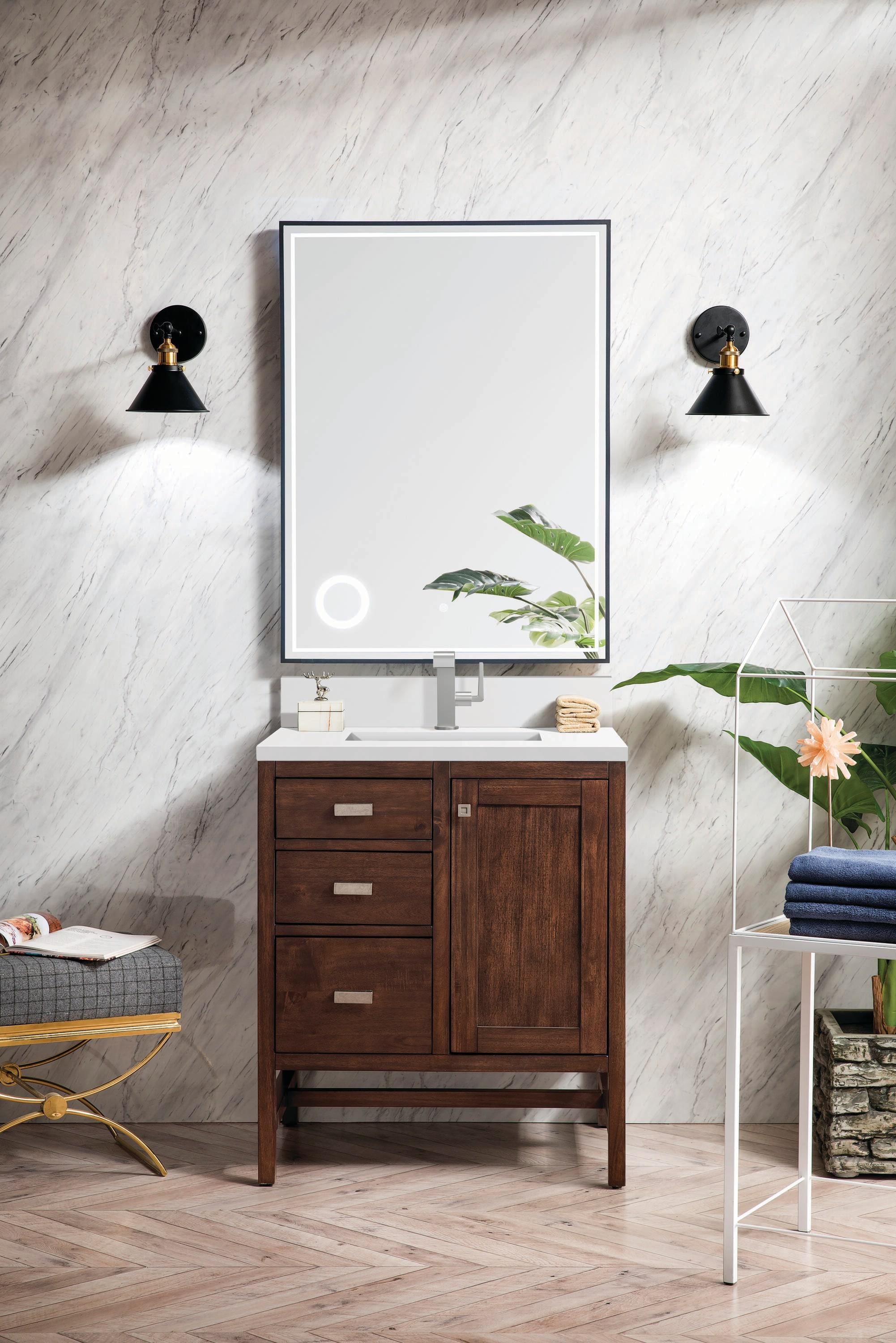 Addison 30'' Single Bathroom Vanity with Quartz Top