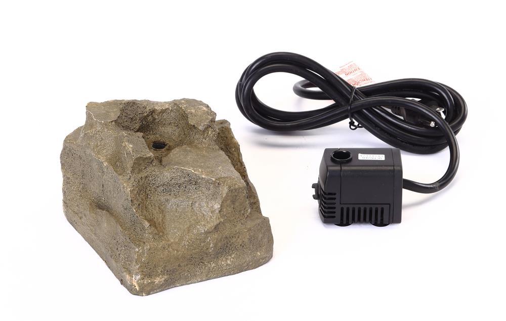 Granite Bubbler Rock for Bird Bath Electric Pump Included