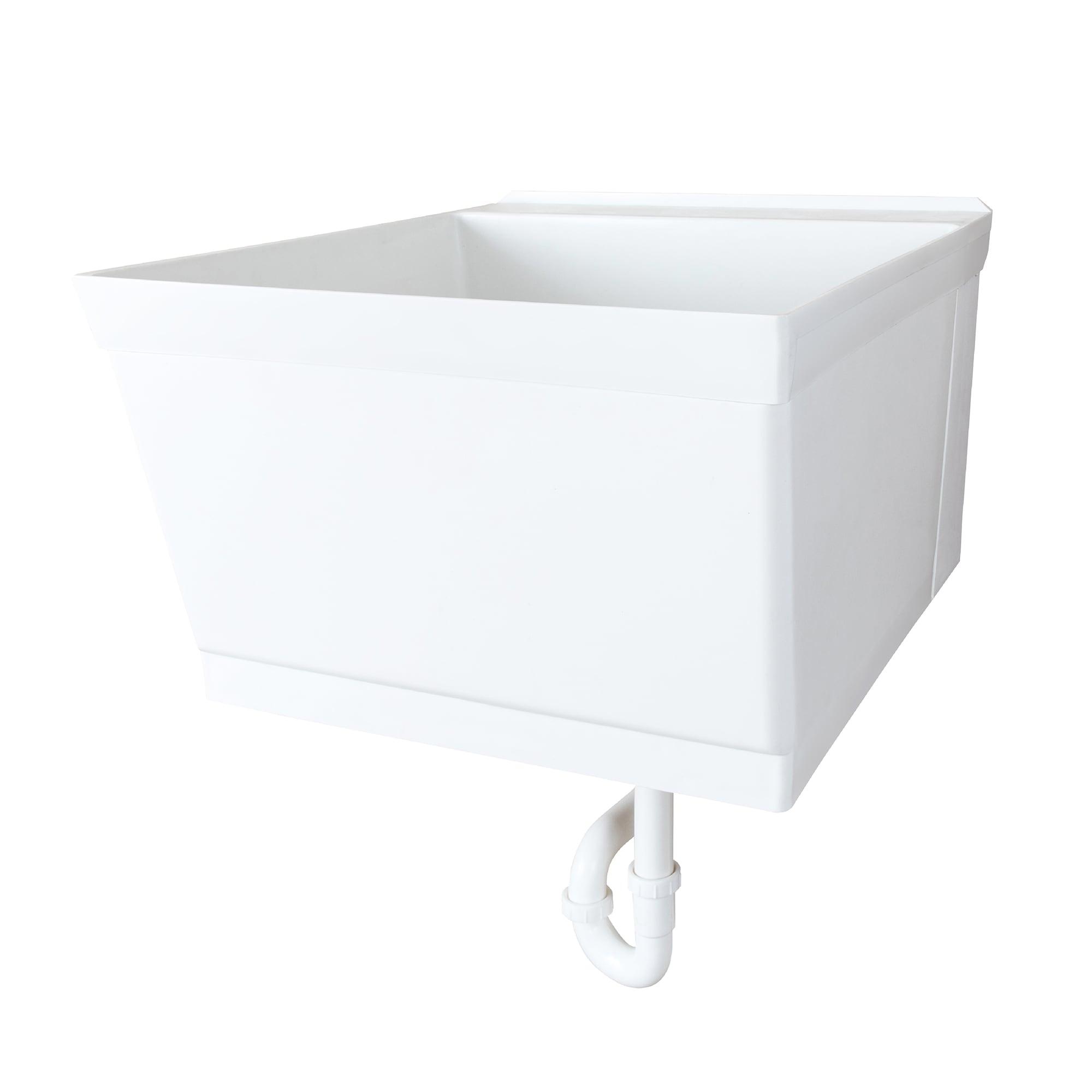 23" L x 24" W Wall Mount Laundry Sink