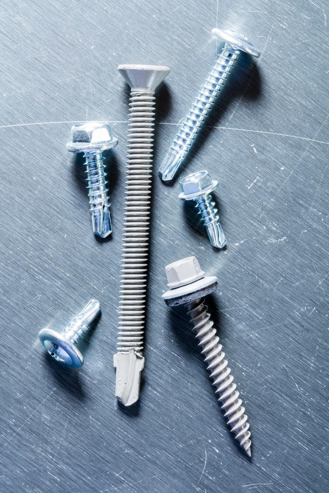 Self-Drilling Screw - #10 x 1-7/16"" - Flat Head - Pkg of 100 - ITW Teks 21380