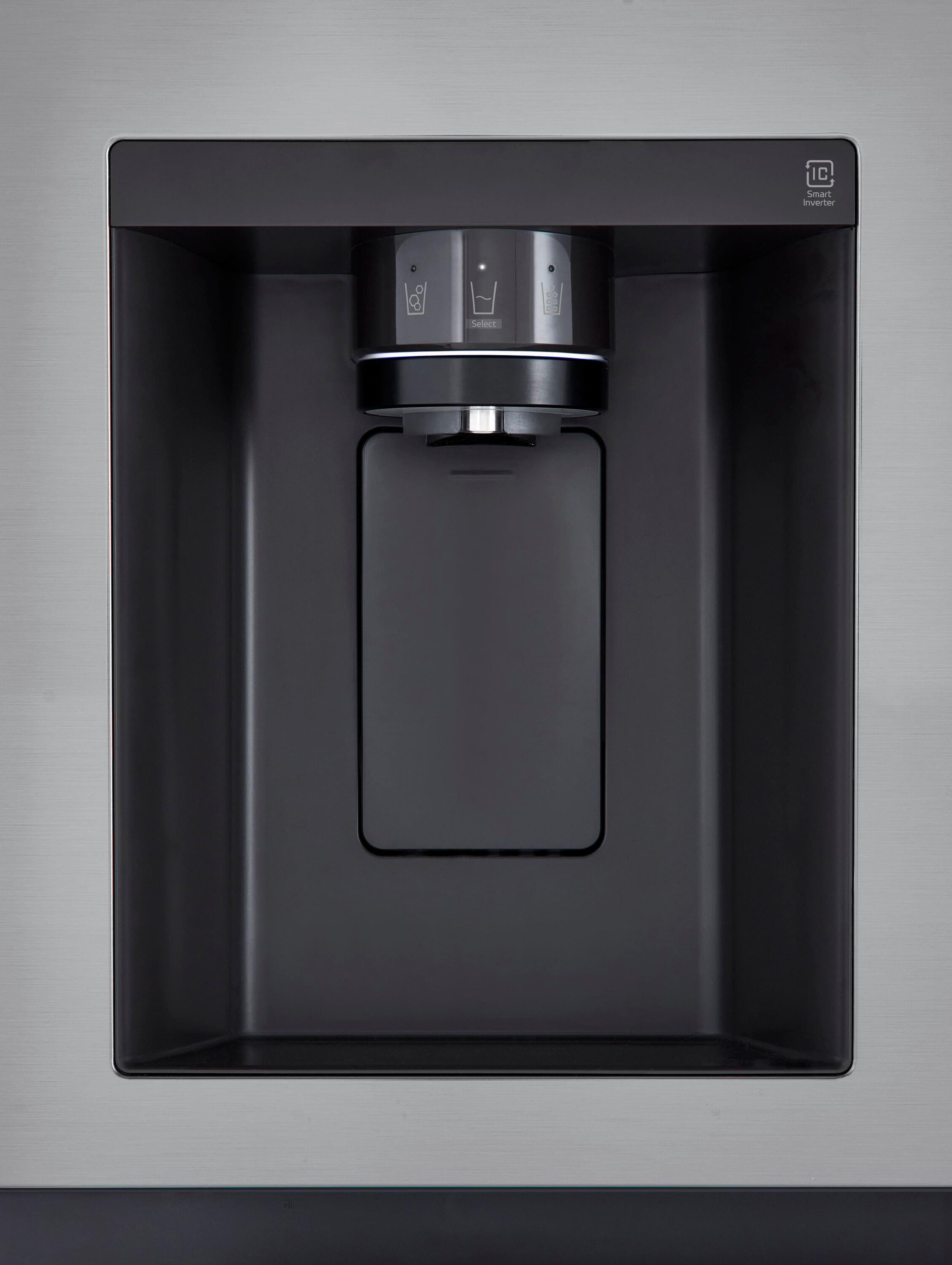 LG 23 Cu. Ft. Side-By-Side Counter-Depth Refrigerator With Smooth Touch Dispenser LRSXC2306S