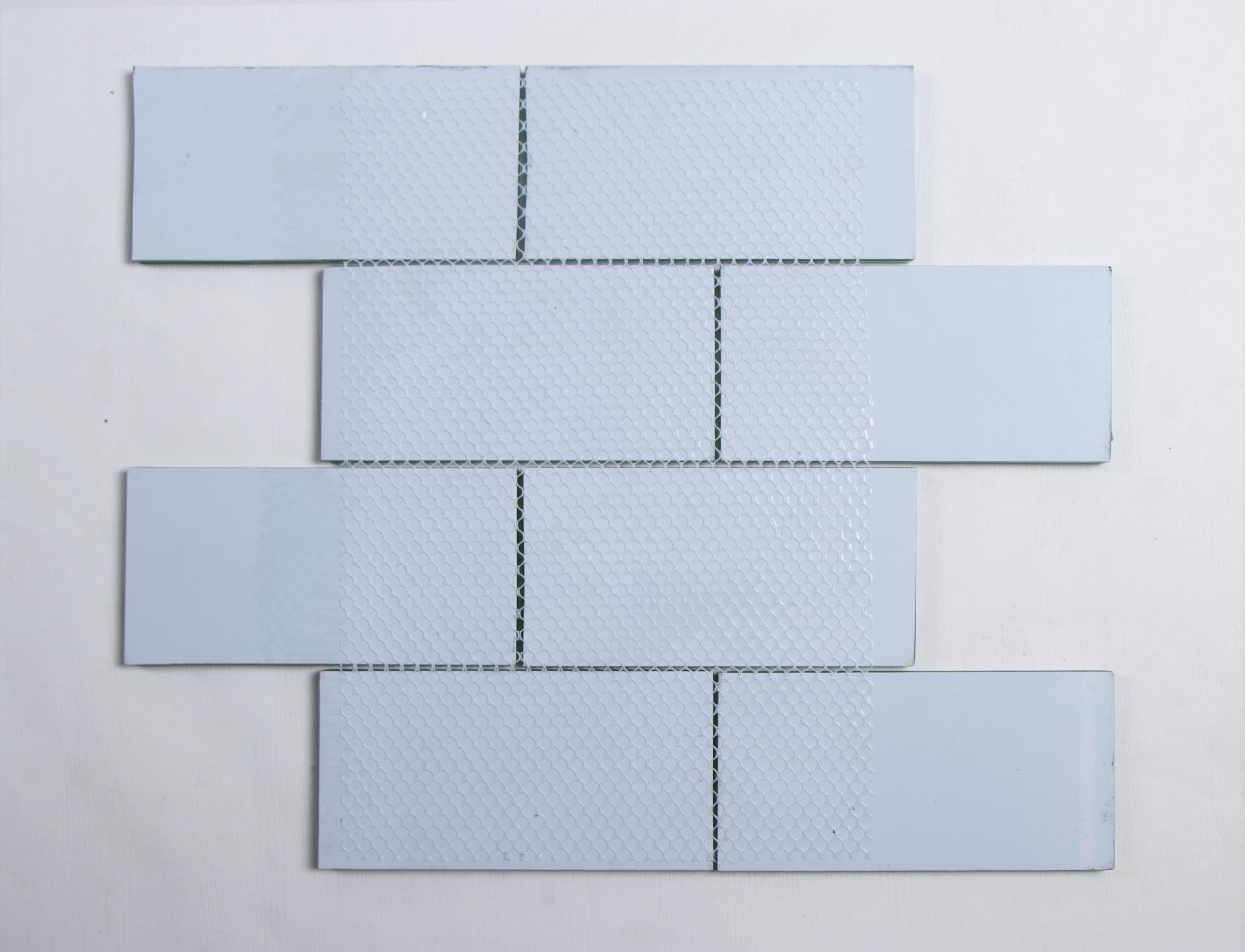 Premium 3" x 6" Straight Edge Glass Mosaic Subway Tile