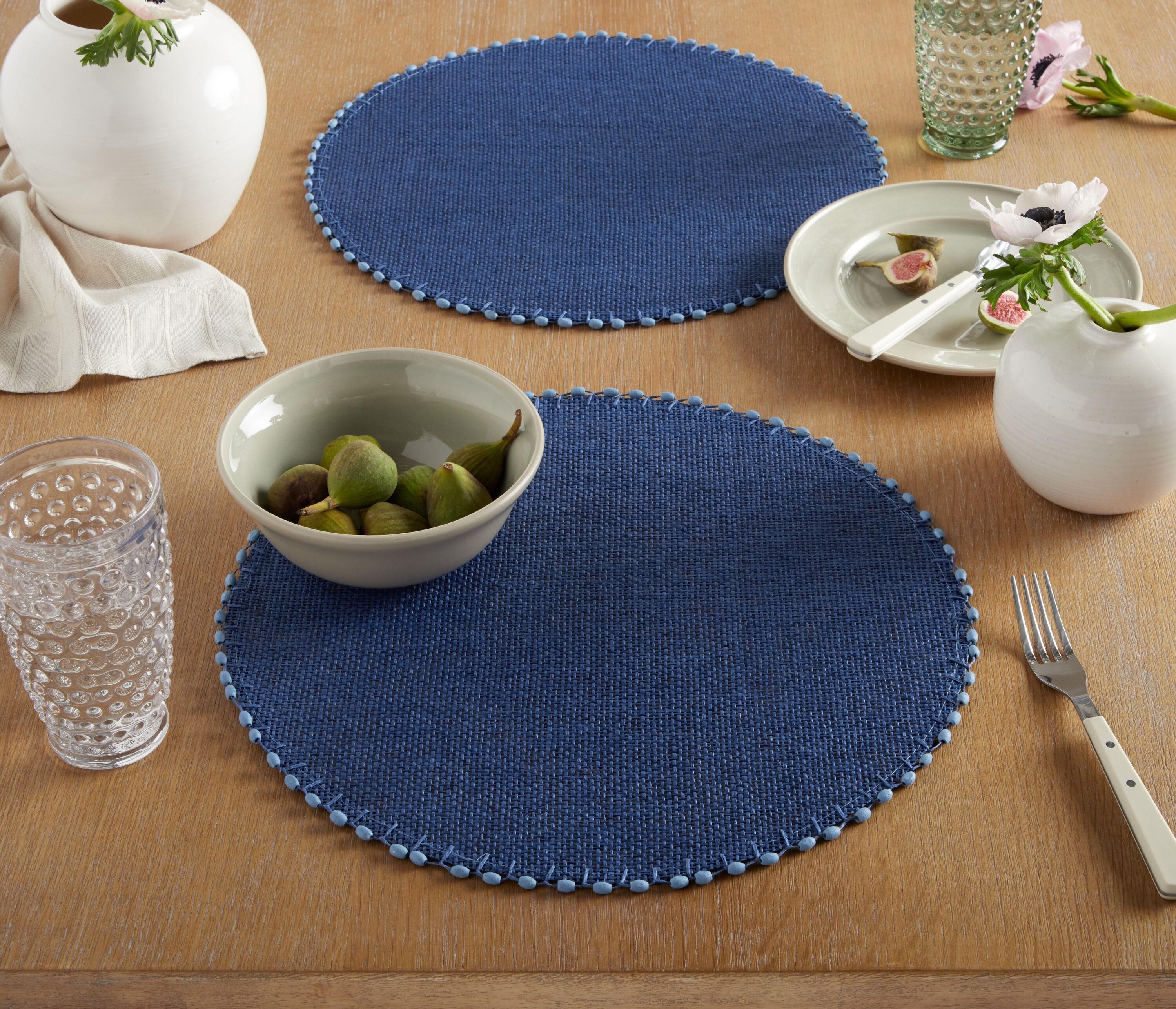 Martha Stewart Woven Water Resistant Lindos Placemat (Set of 6)