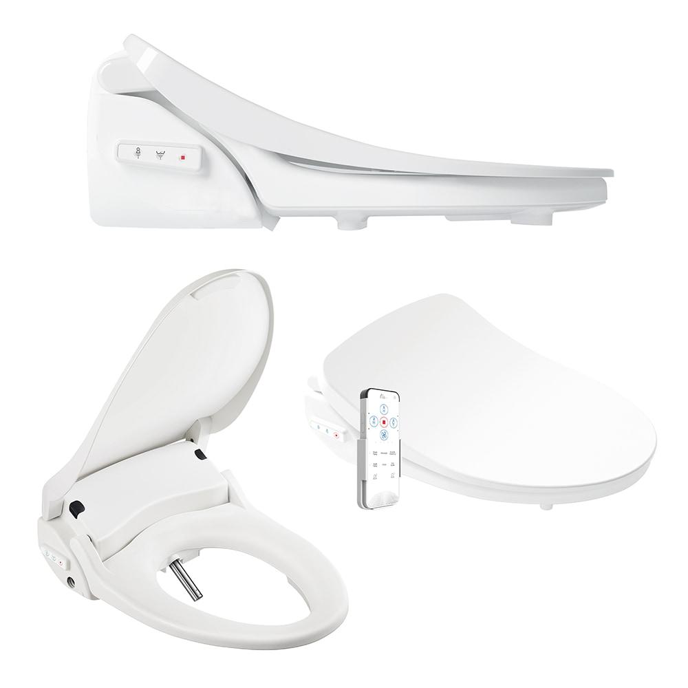 Bio Bidet by BEMIS Slim Three Bidet Toilet Seat, Adjustable Water Temperature with Warm Air Dryer 7ZSLIM3E 000