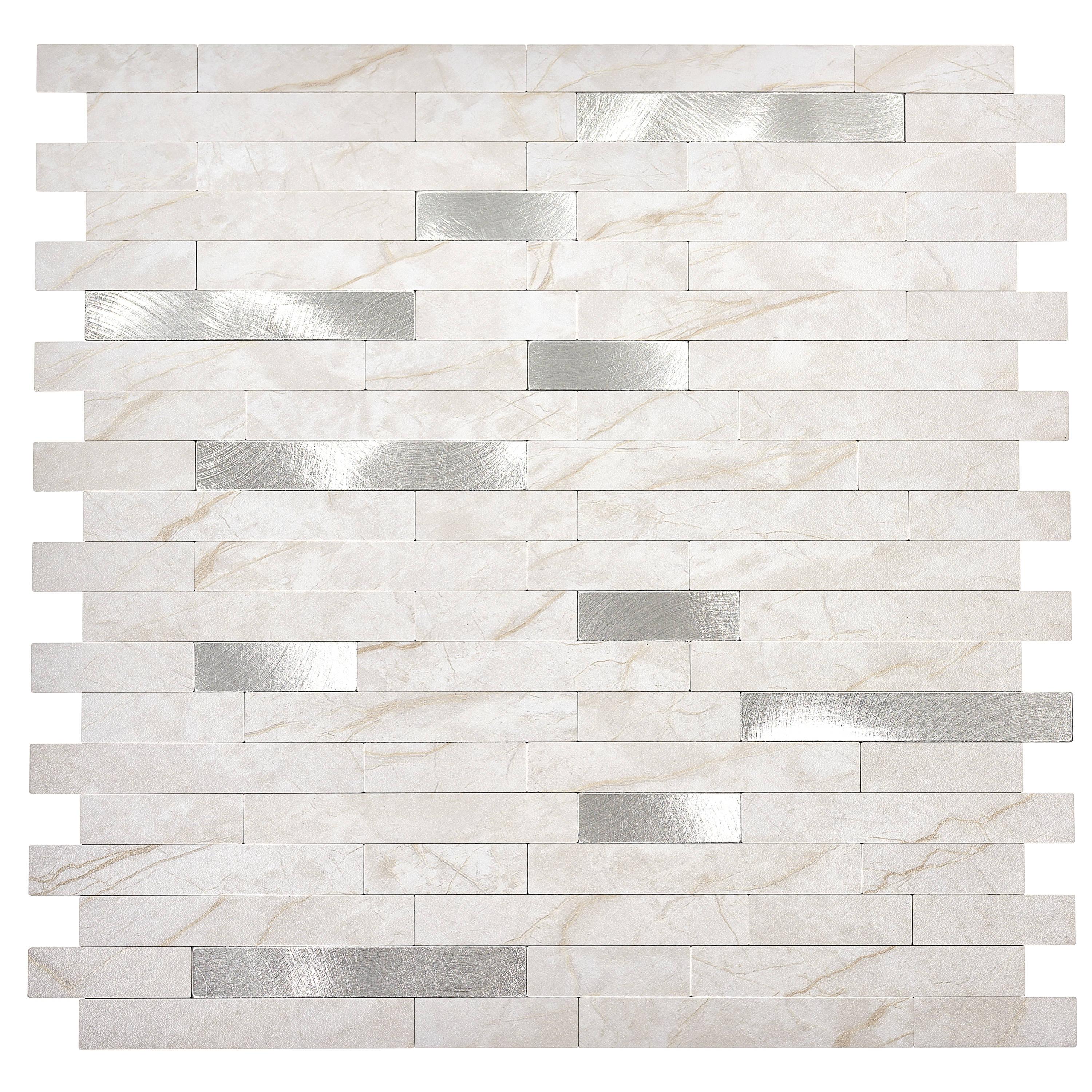 Blossom Multicolor 6-in x 6-in Peel and Stick Wall Tile