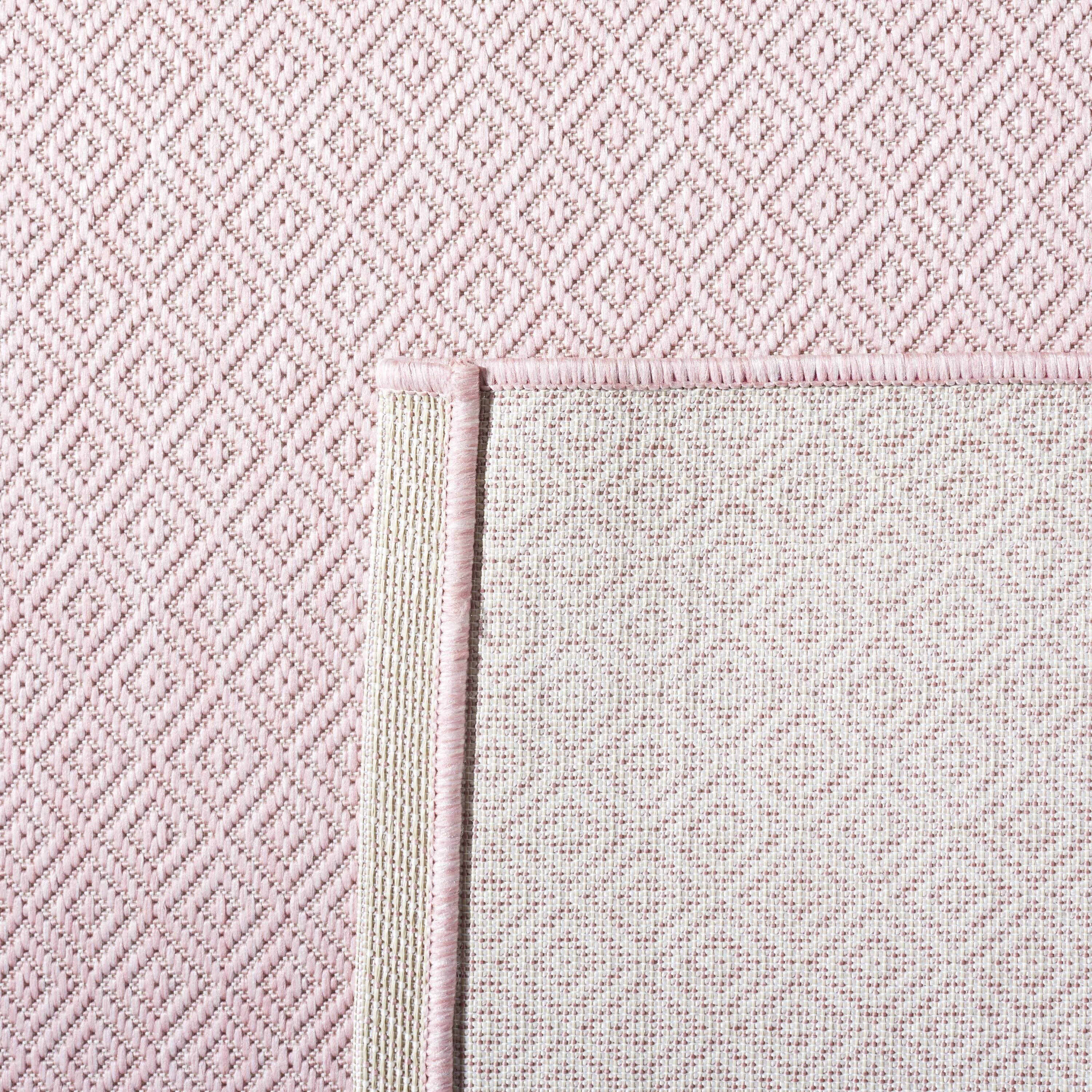 Courtyard CY8520 Power Loomed Indoor and Outdoor Runner Rug - Soft Pink/- - 2'3"x8' - Safavieh