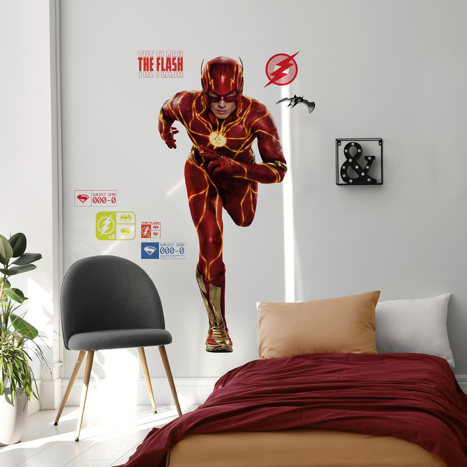 The Flash High-Speed Action Wall Decal Set