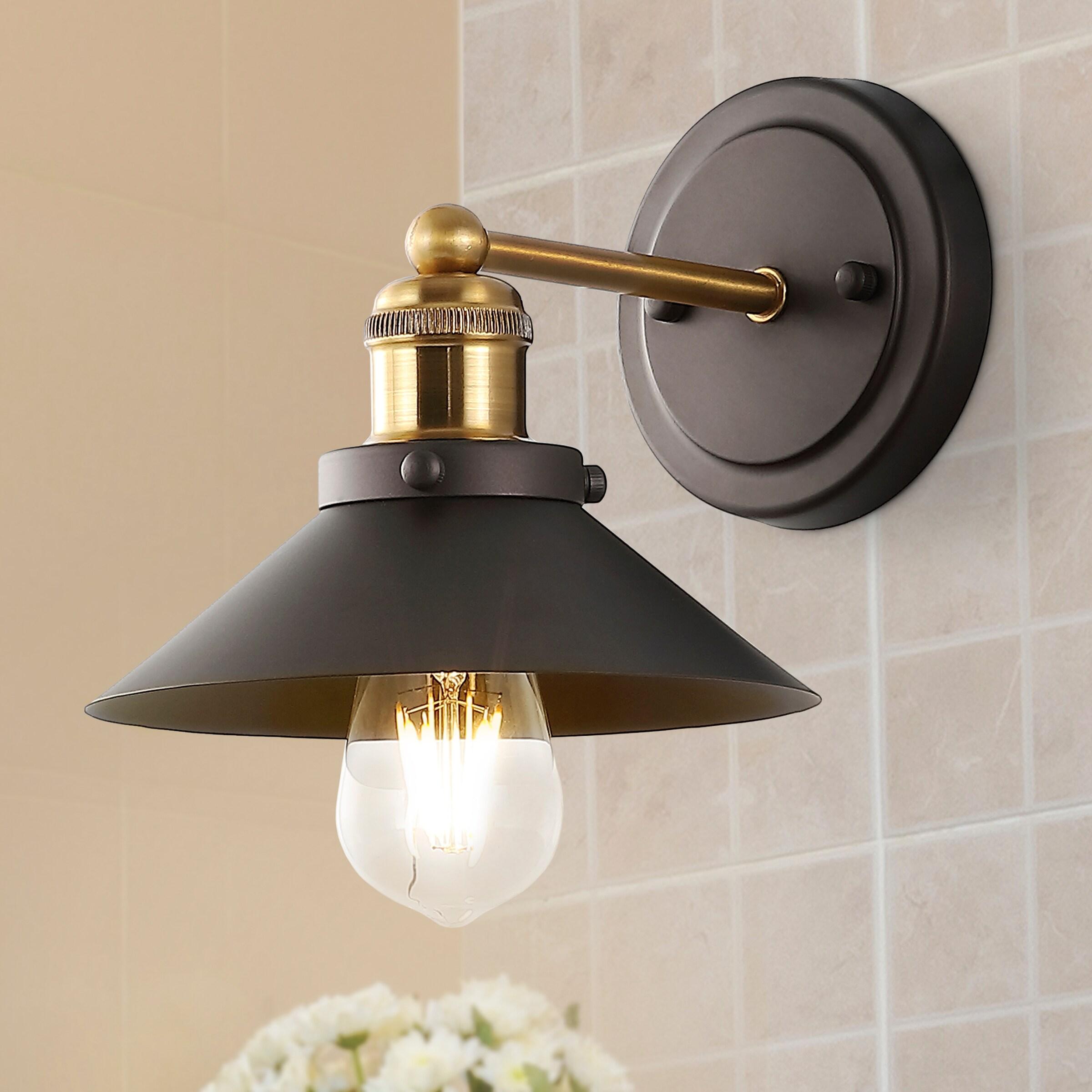 July Collection Industrial Charm Sconce in Oil Rubbed Bronze - 7.88 in