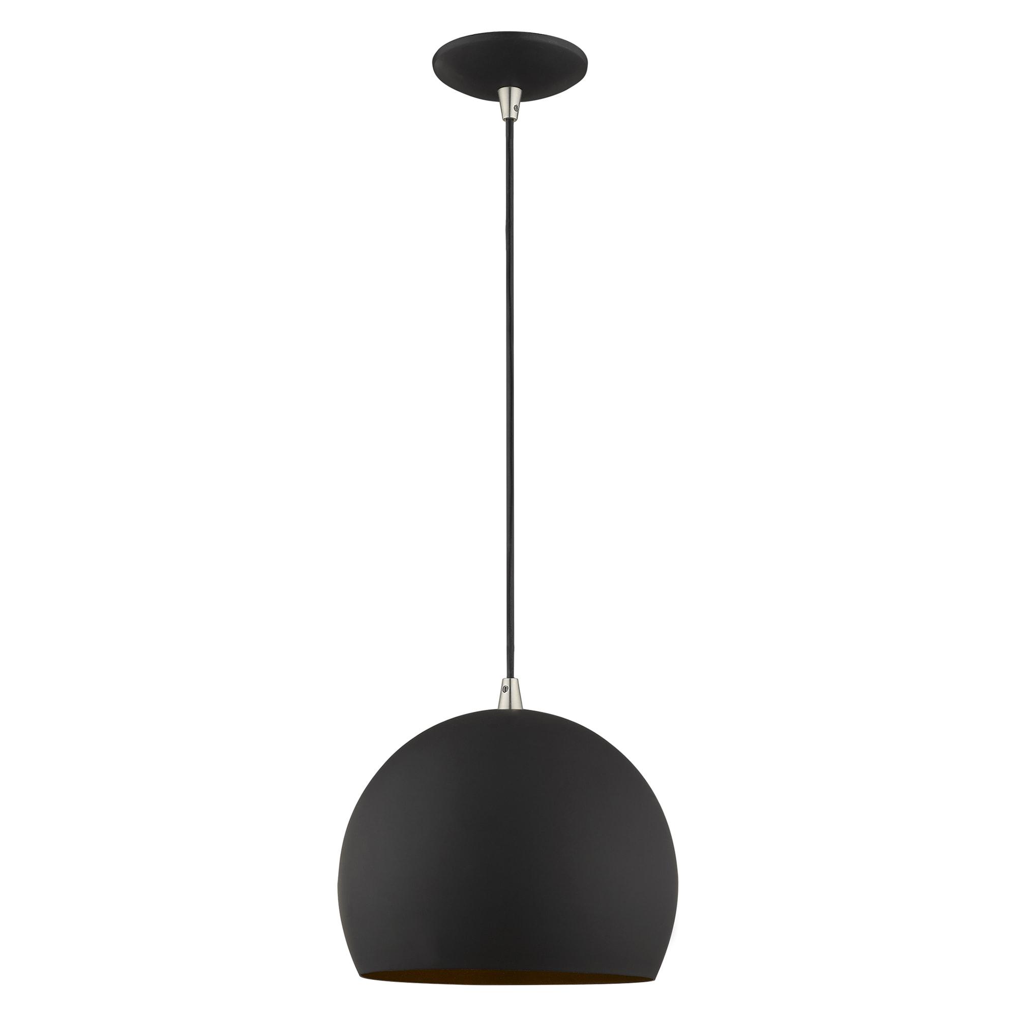 Schultz Single Light Metal Dimmable Pendant