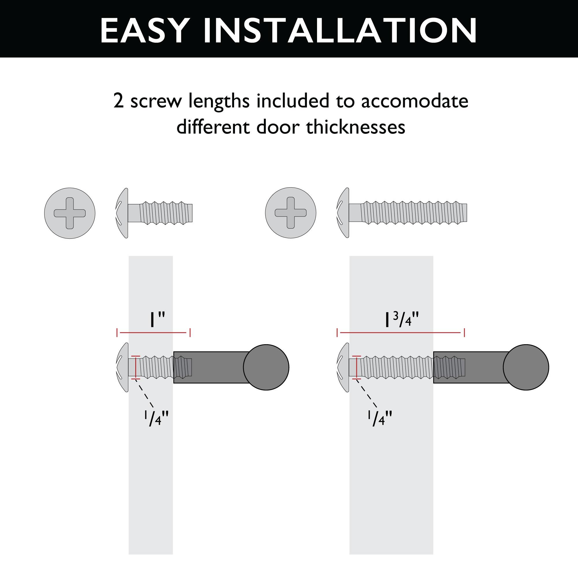 Park Avenue 1 1/4" Length Square Knob Multipack (Set of 10)