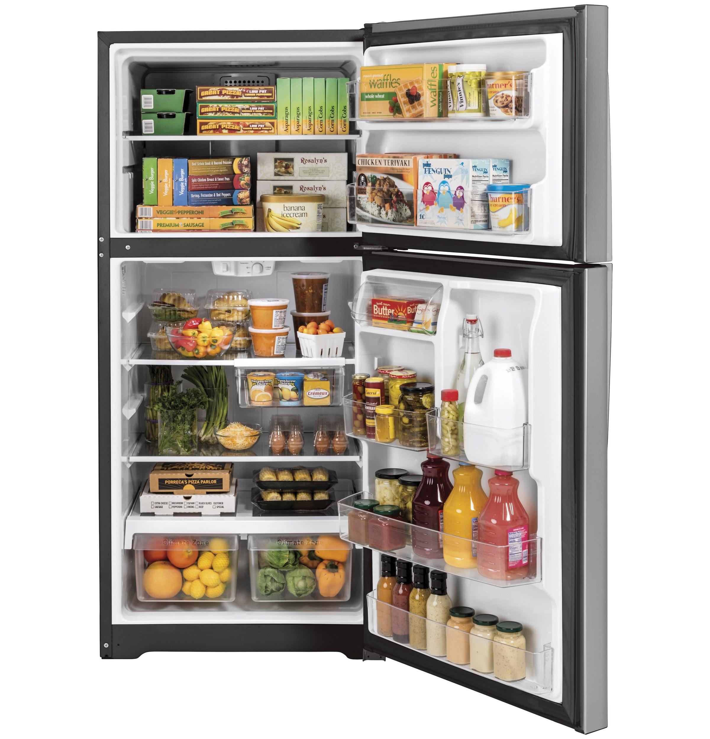 GE Appliances GTS22KYNRFS 33" Top Freezer 21.9 cu. ft. Refrigerator