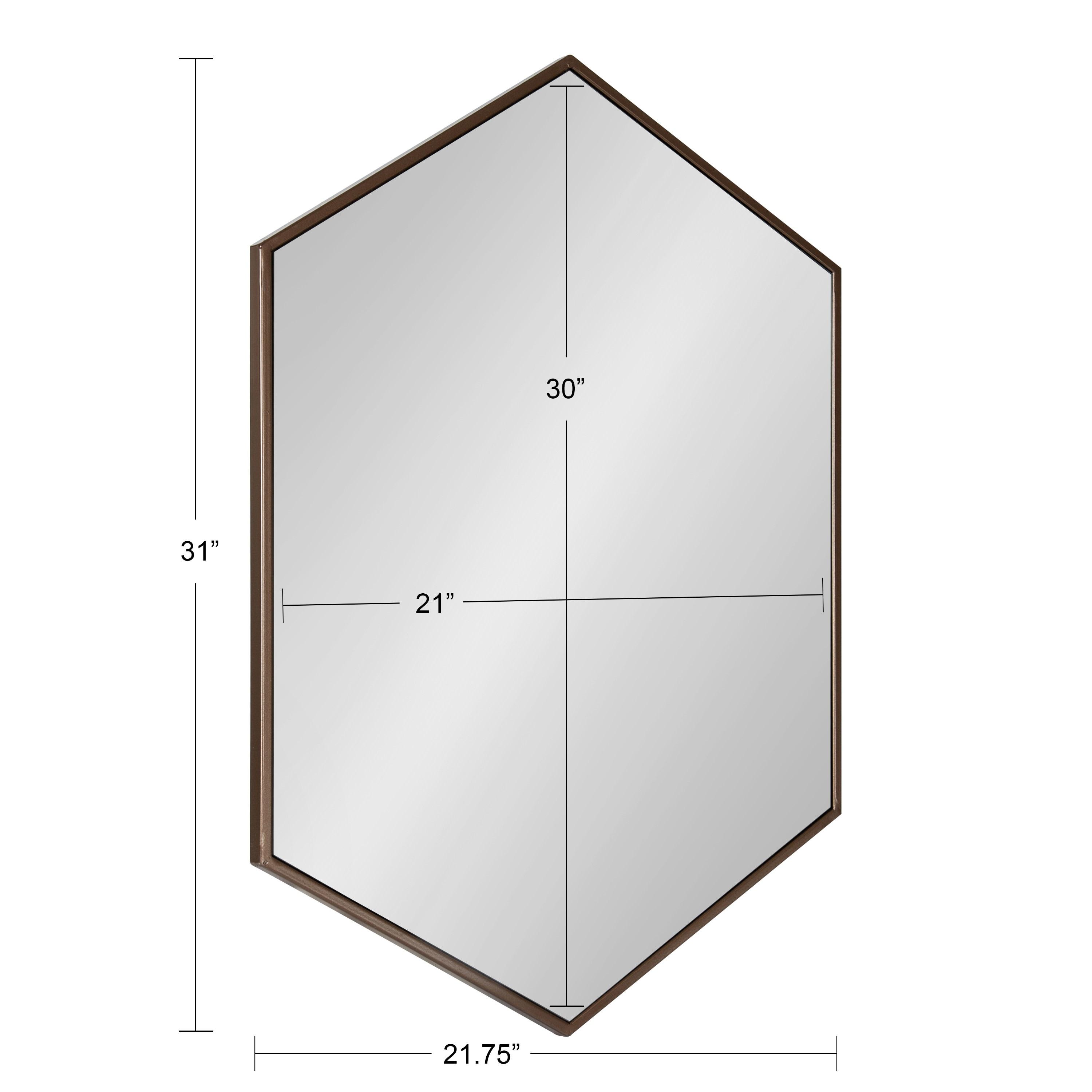 Breckler Metal Flat Wall Mirror