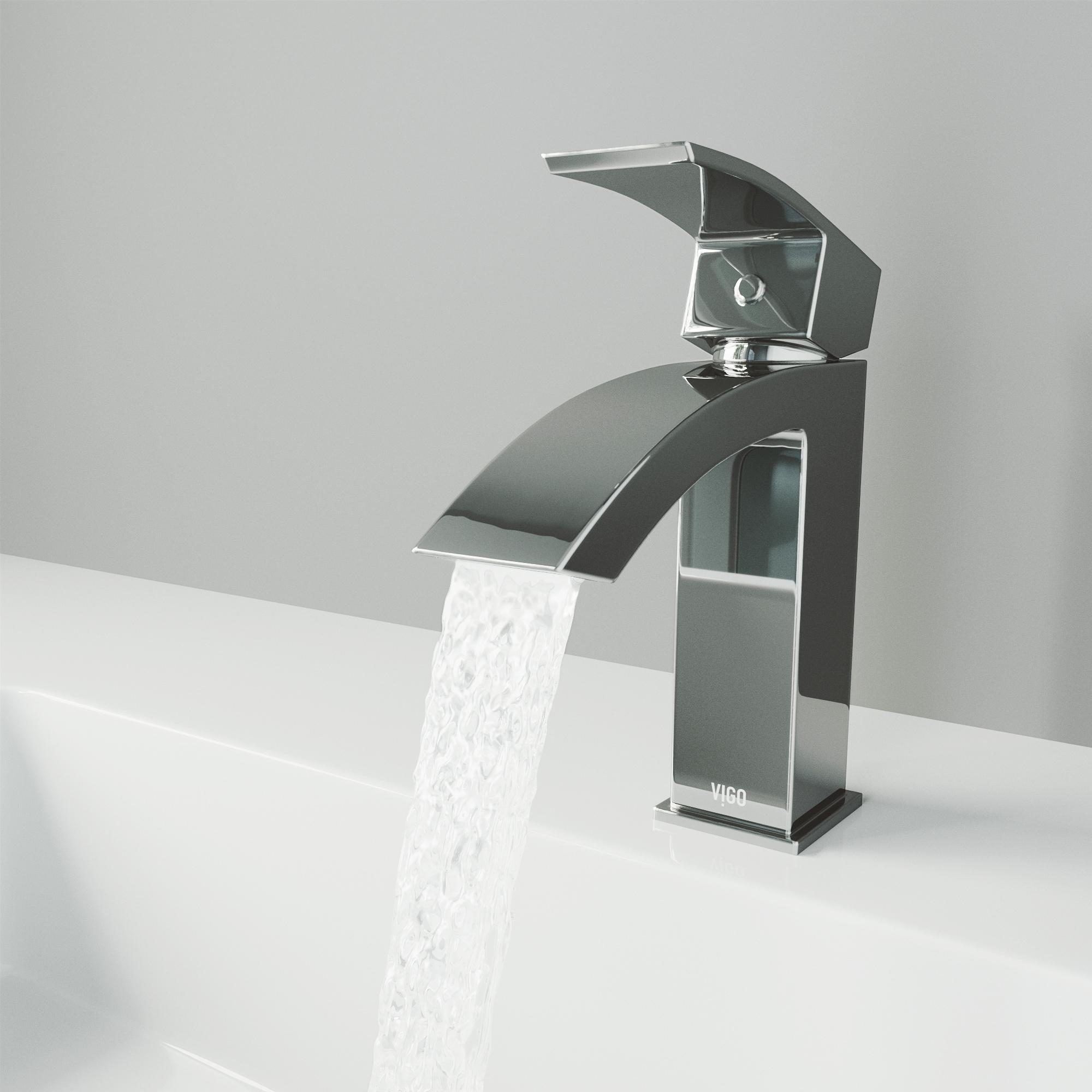 Satro 7" H Single Handle Single Hole Bathroom Faucet