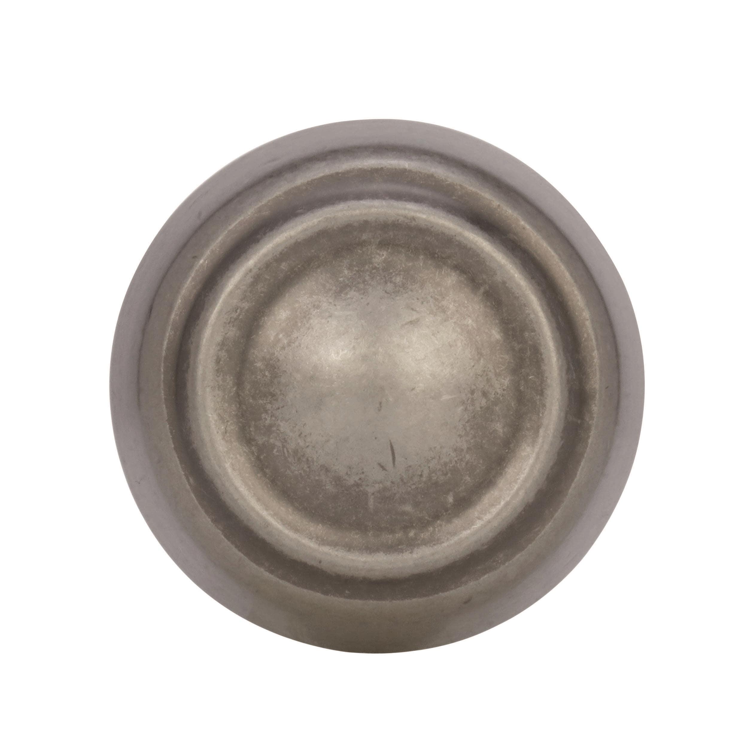 Amerock Kane 1-3/16 inch (30mm) Diameter Weathered Nickel Cabinet Knob