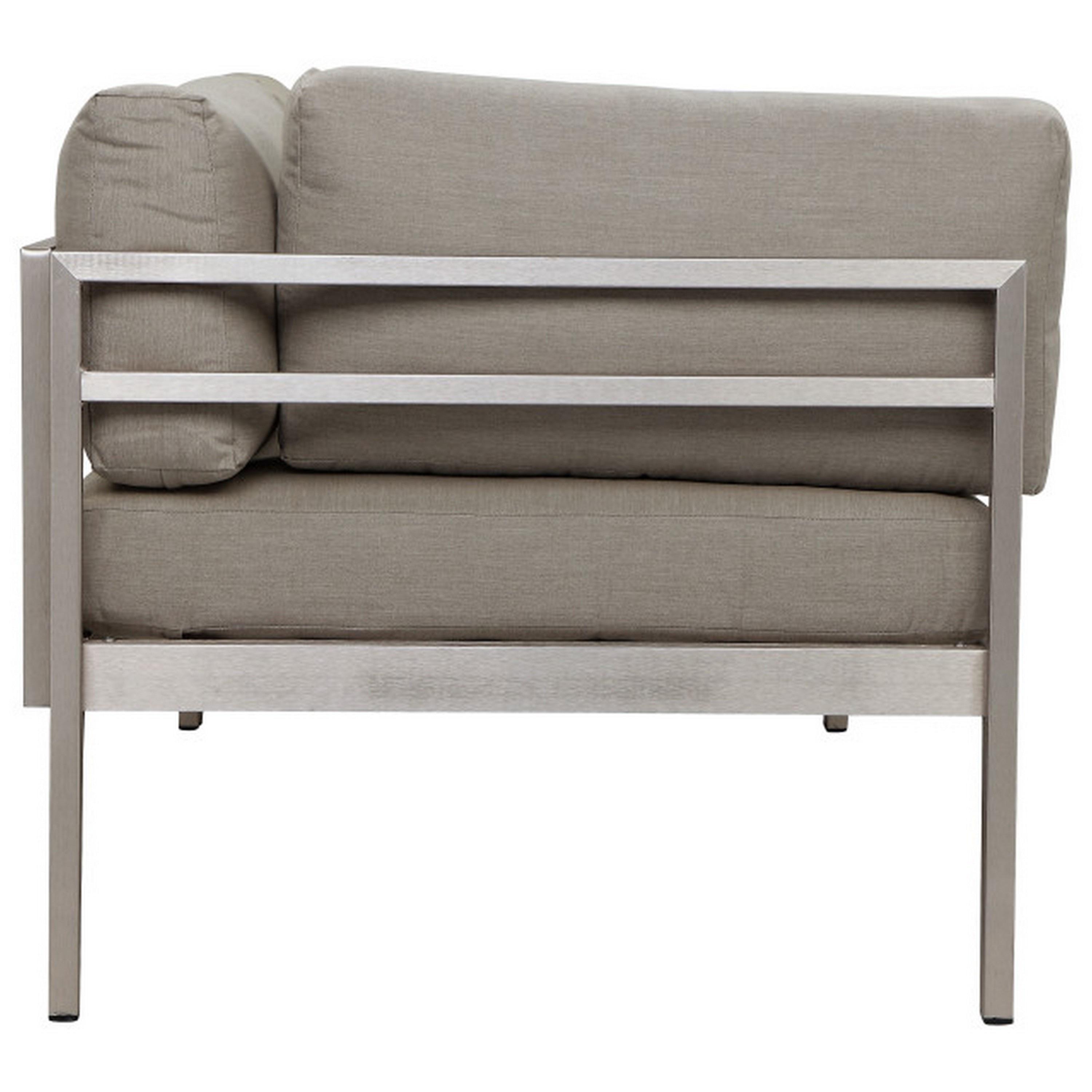 Ramsey 65'' Powder Coated Aluminum Outdoor Sofa