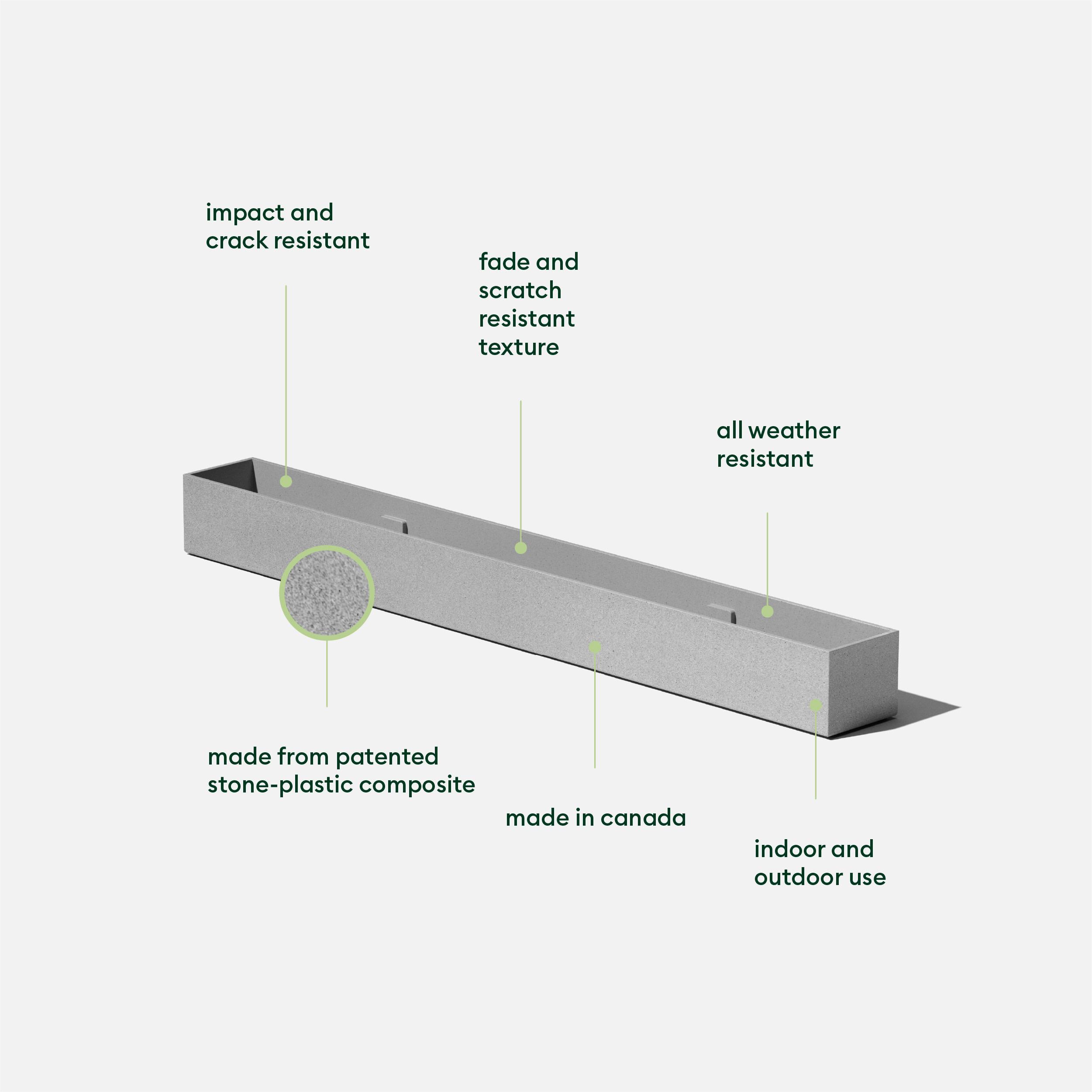 Geo Series Plastic Planter Box