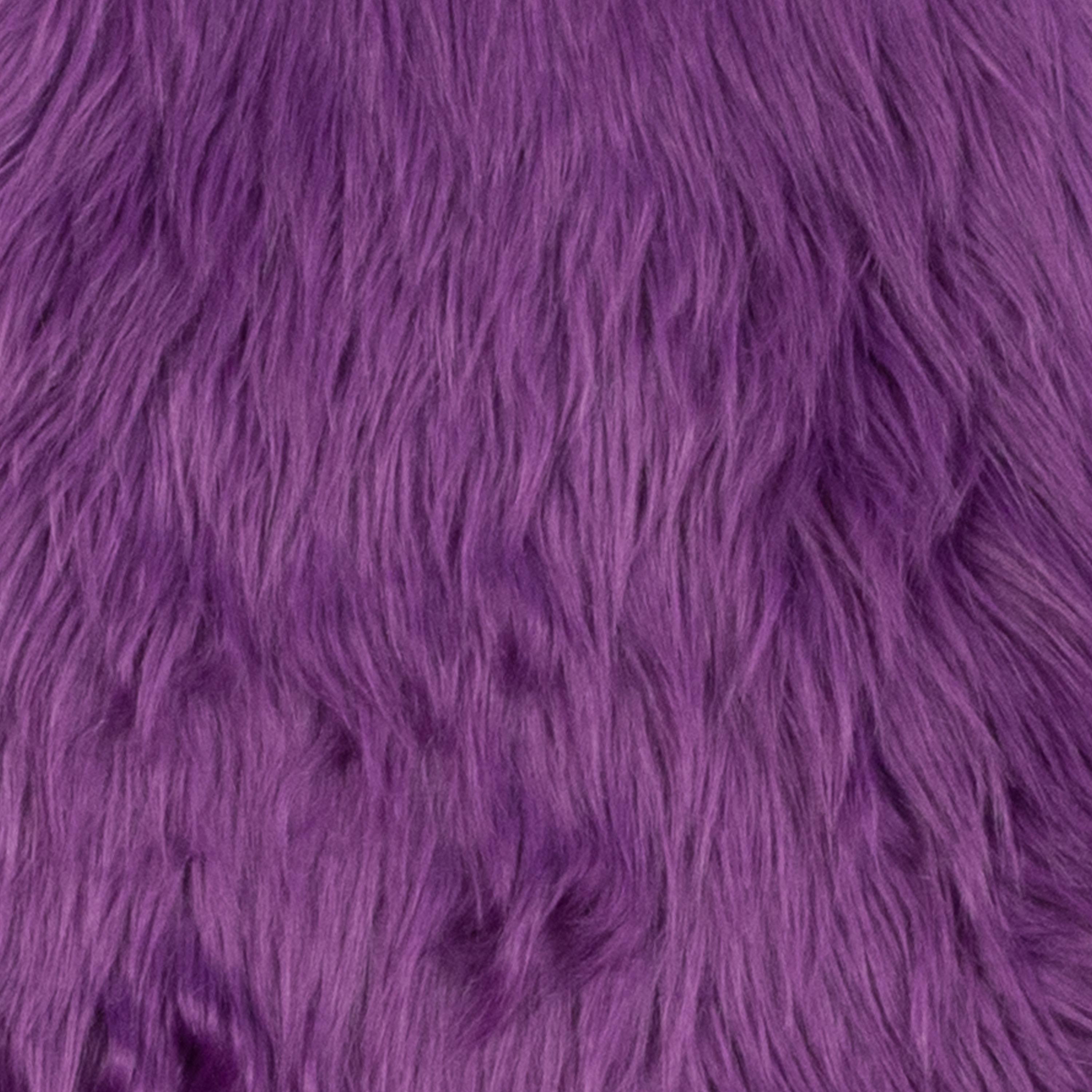 Flash Furniture Shaggy Dog Purple Accent Chair