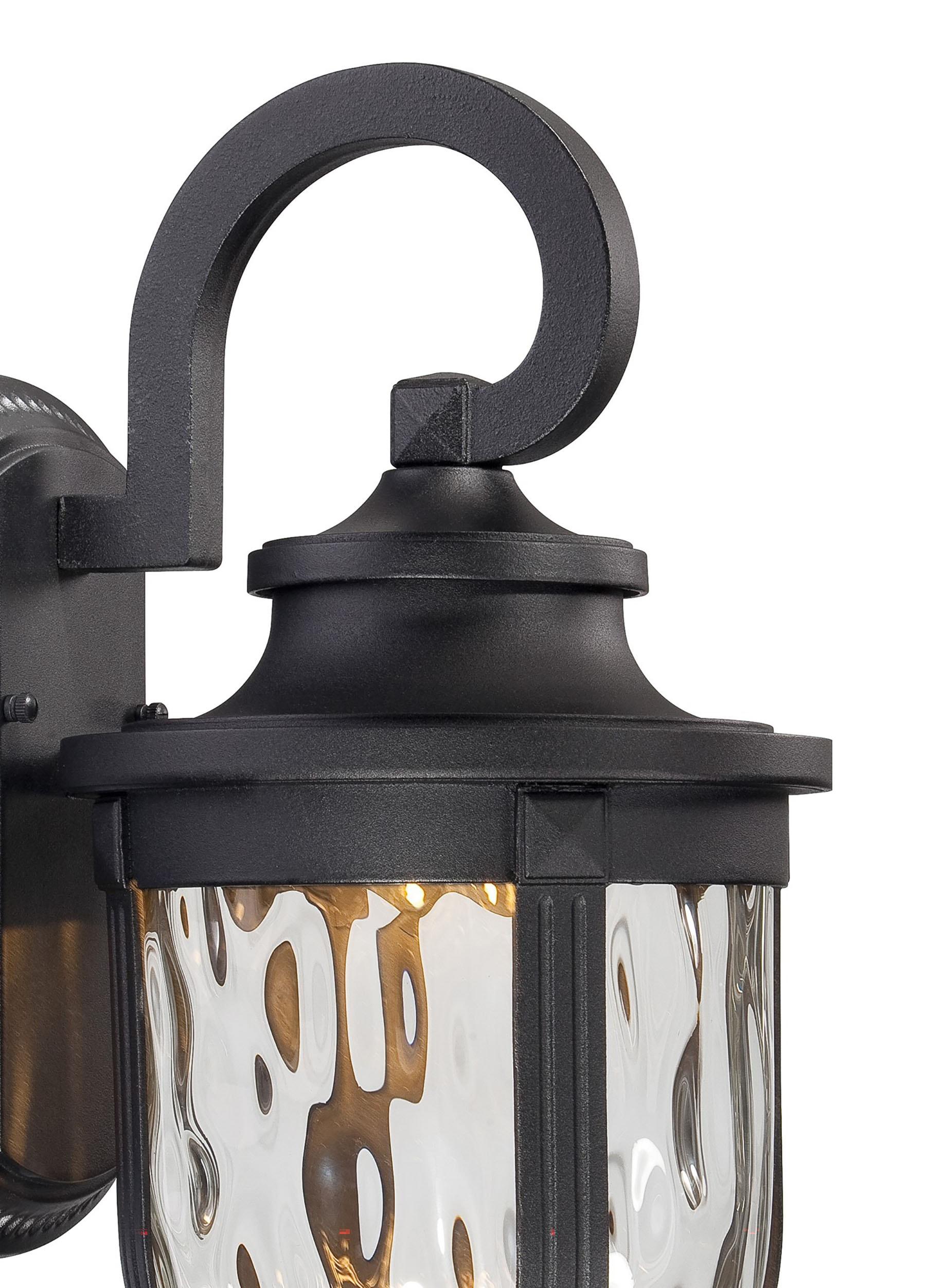 Minka Lavery Merrimack 16 1/4" High Black LED Outdoor Wall Light