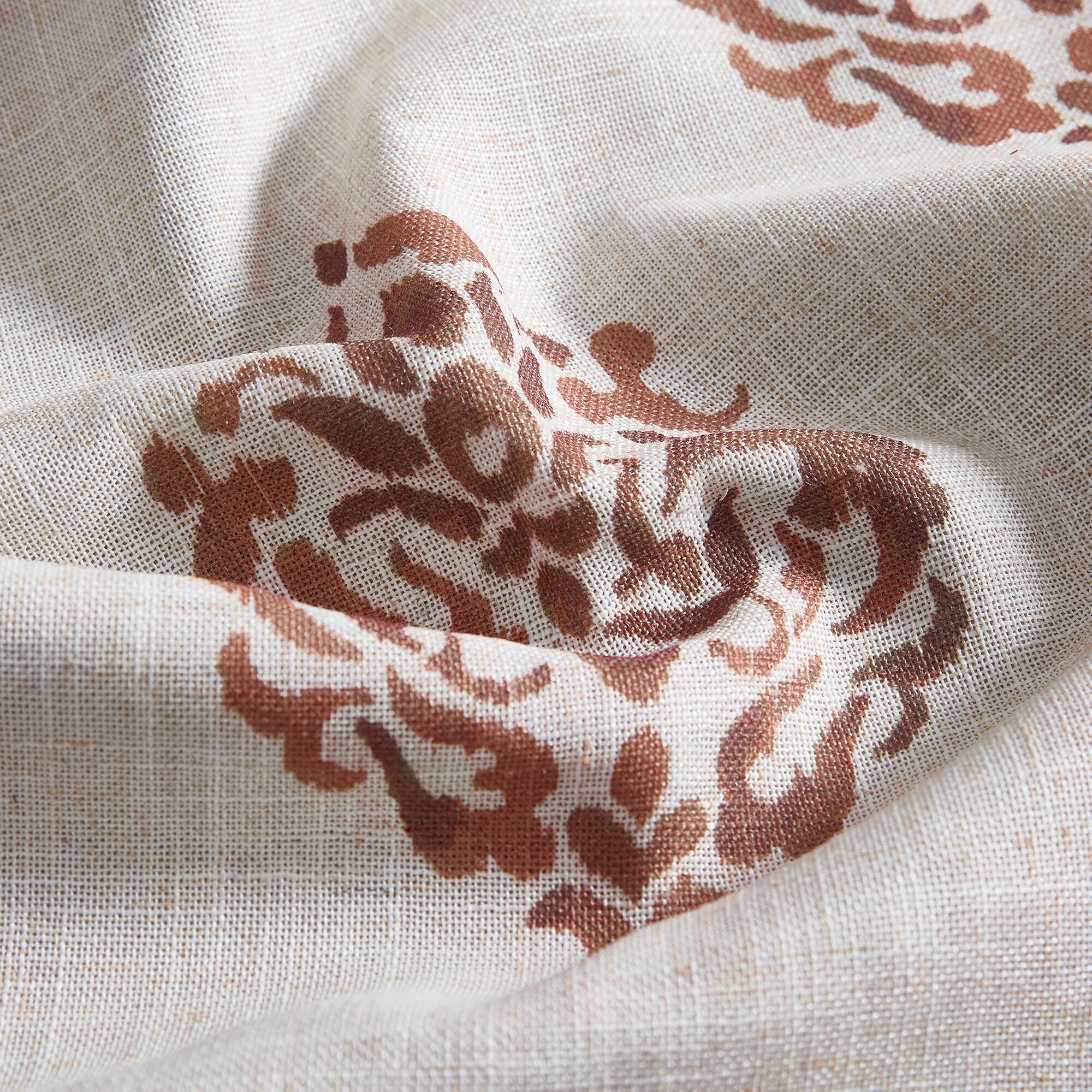 House of Hampton® Blanford Medallion Print Room Darkening Thermal Grommet Top Single Curtain Panel