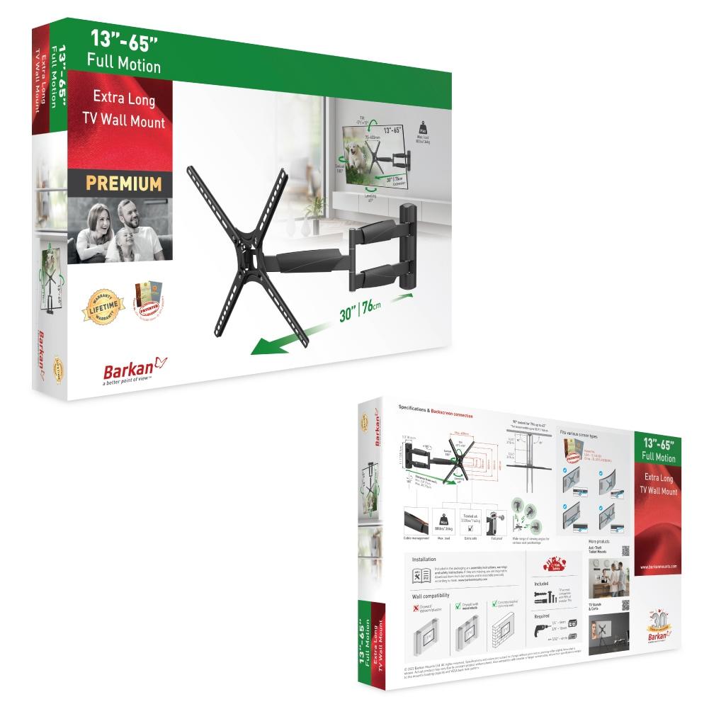 Barkan Barkan Single Screen Wall Mount