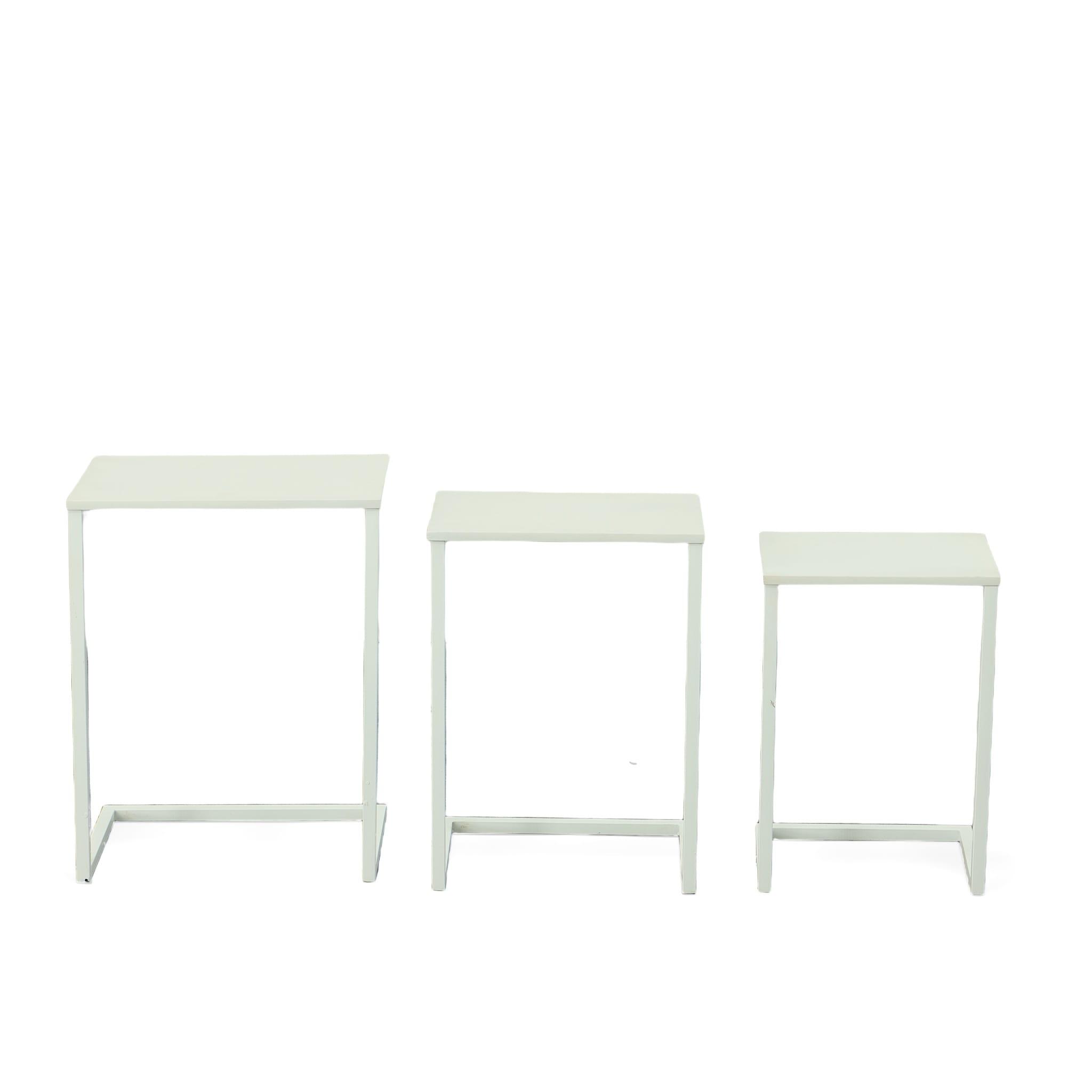 Carolina Living Caroline Nesting Table Set White