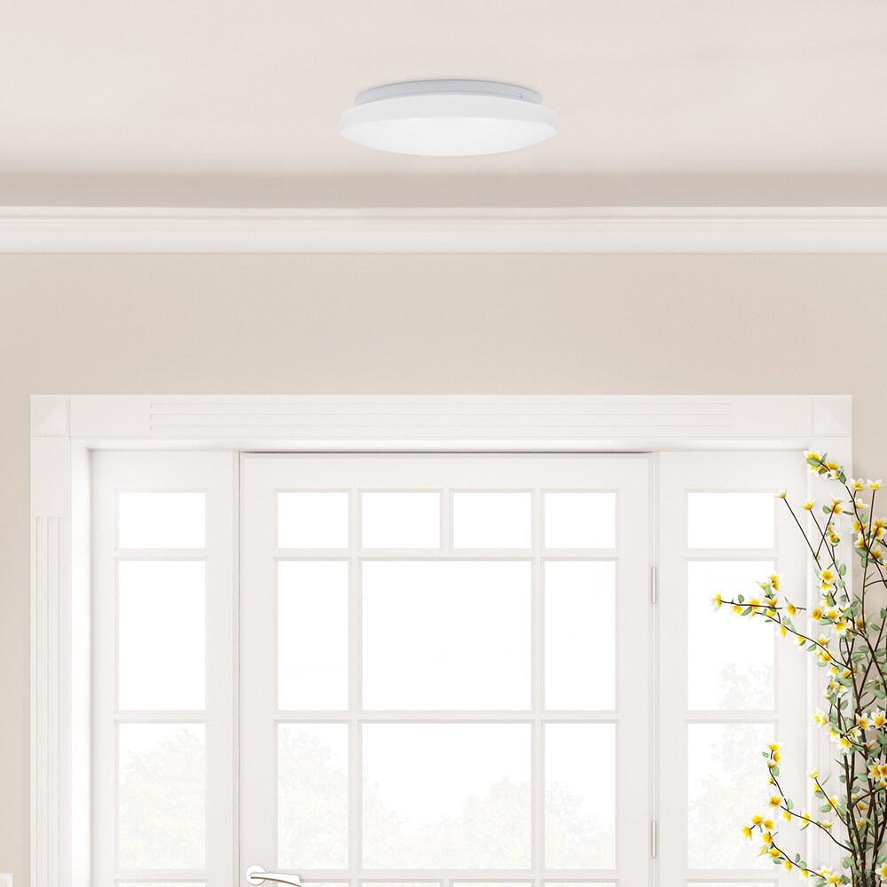 Maxxima 13 in. Round LED Flush Mount Ceiling Light, Dimmable, 3000K Warm White, 1900 Lumens