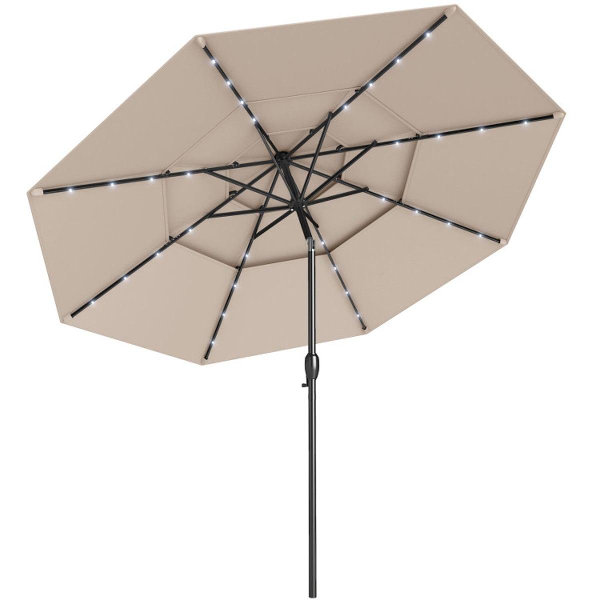 mondawe Mossas 120'' x 79'' Rectangular Market Umbrella