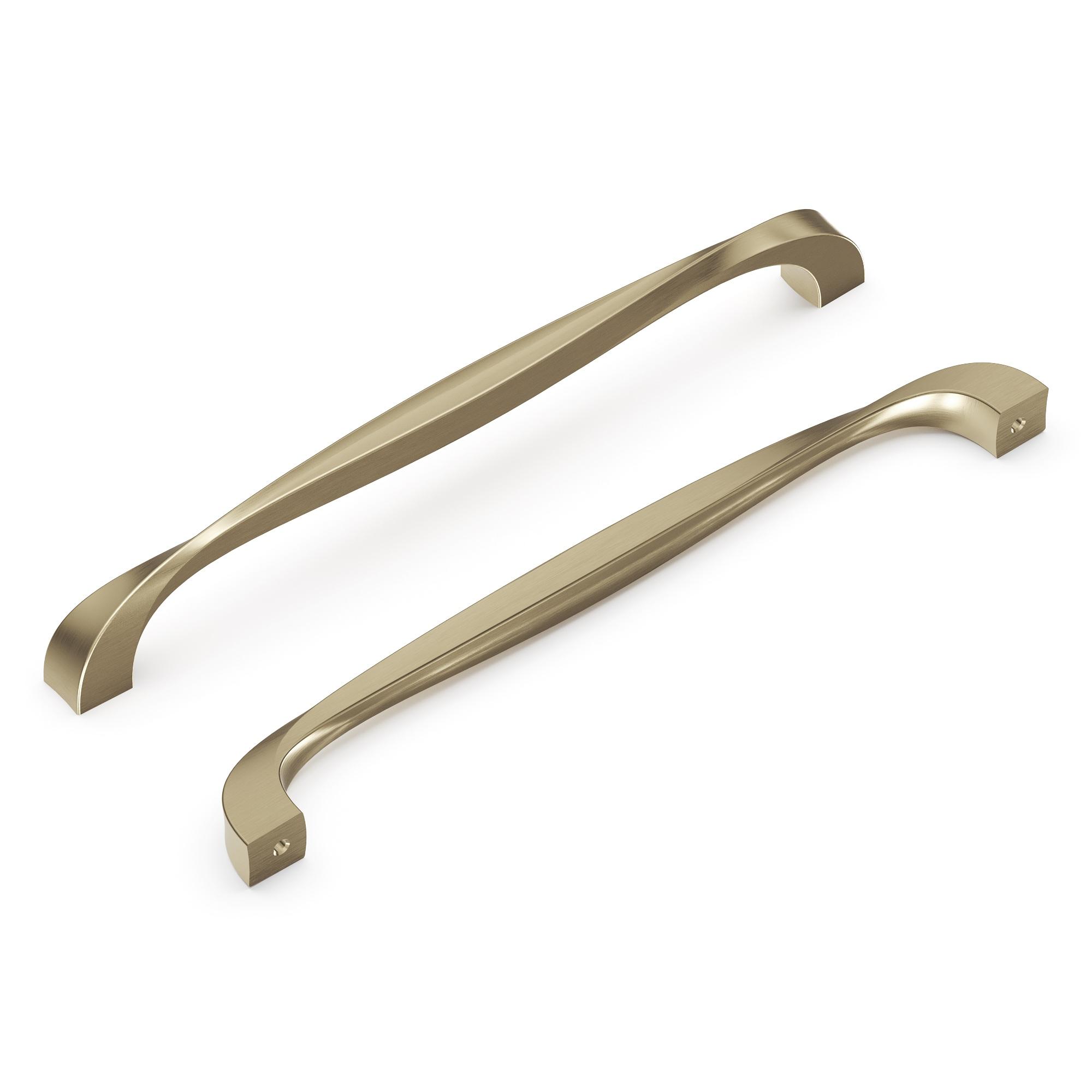 Elusive Golden Nickel Bar Cabinet Pull with Mounting Hardware