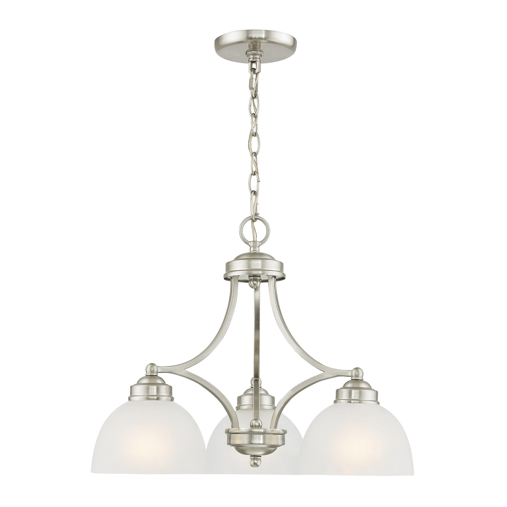 Livex Lighting Somerset 3 - Light Chandelier in  Brushed Nickel