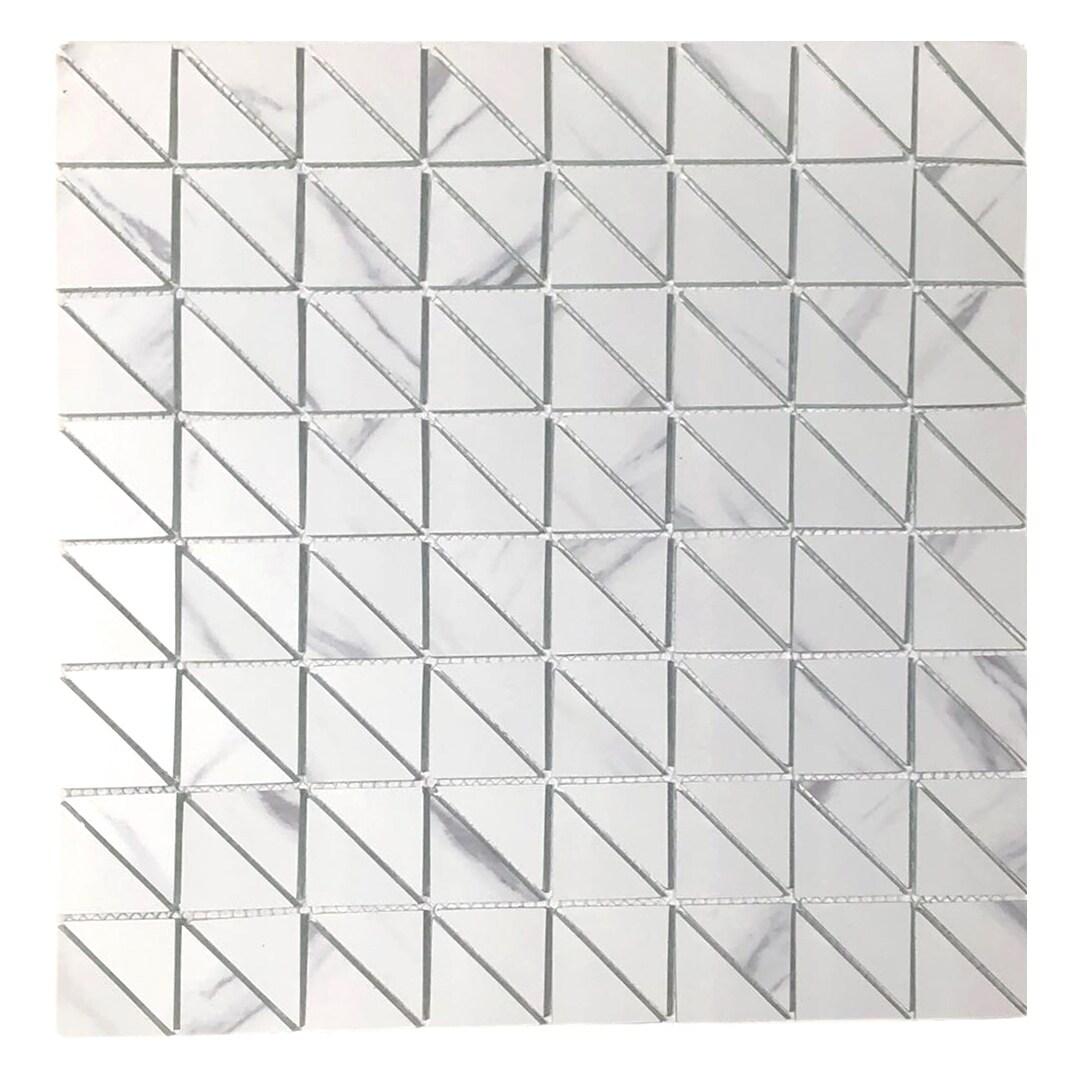 Art Deco Triangle 0.75" x 0.75" Glass Mosaic Tile