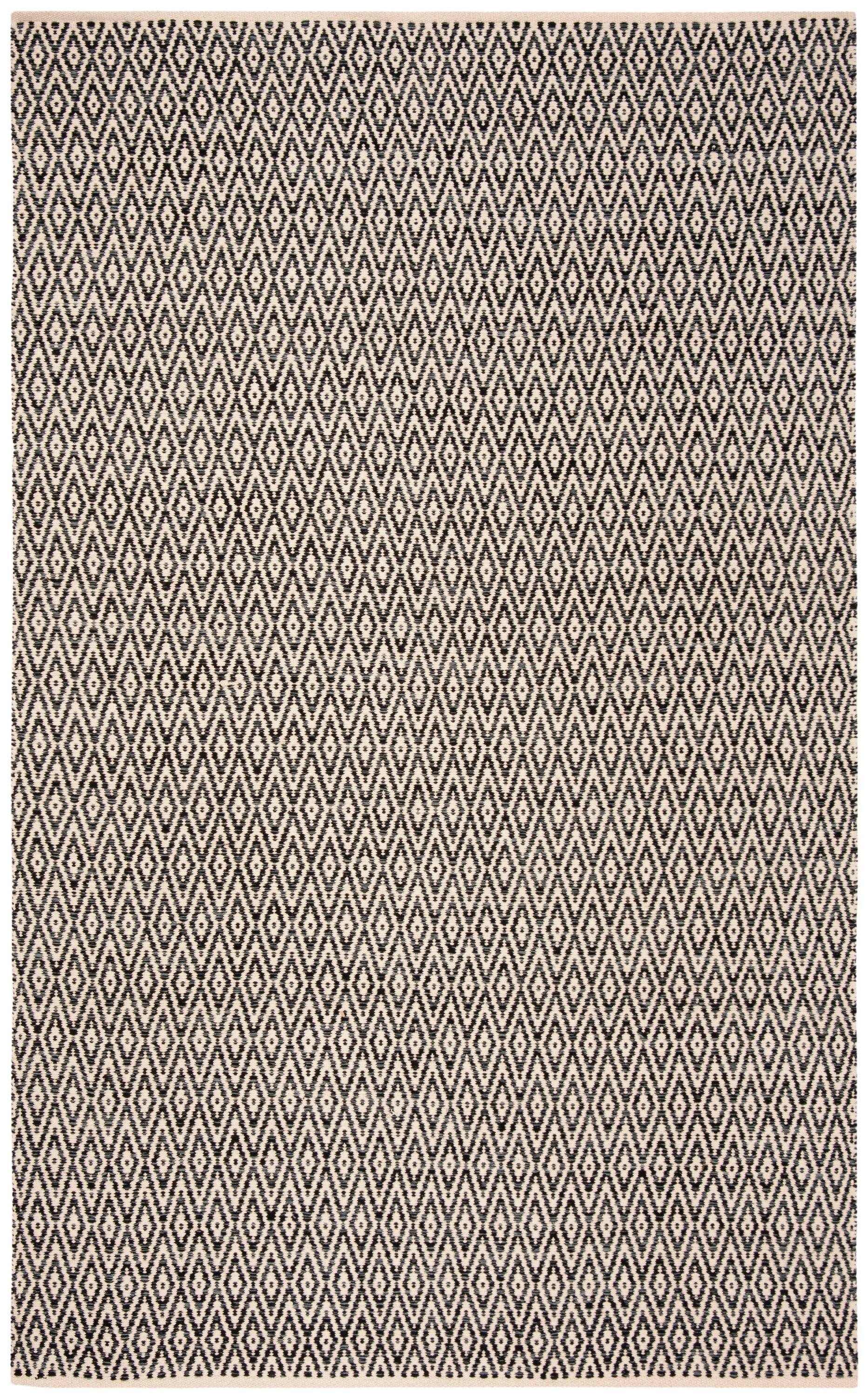Montauk MTK414 Hand Woven Indoor Area Rug - Ivory/Dark Grey - 10'x14' - Safavieh