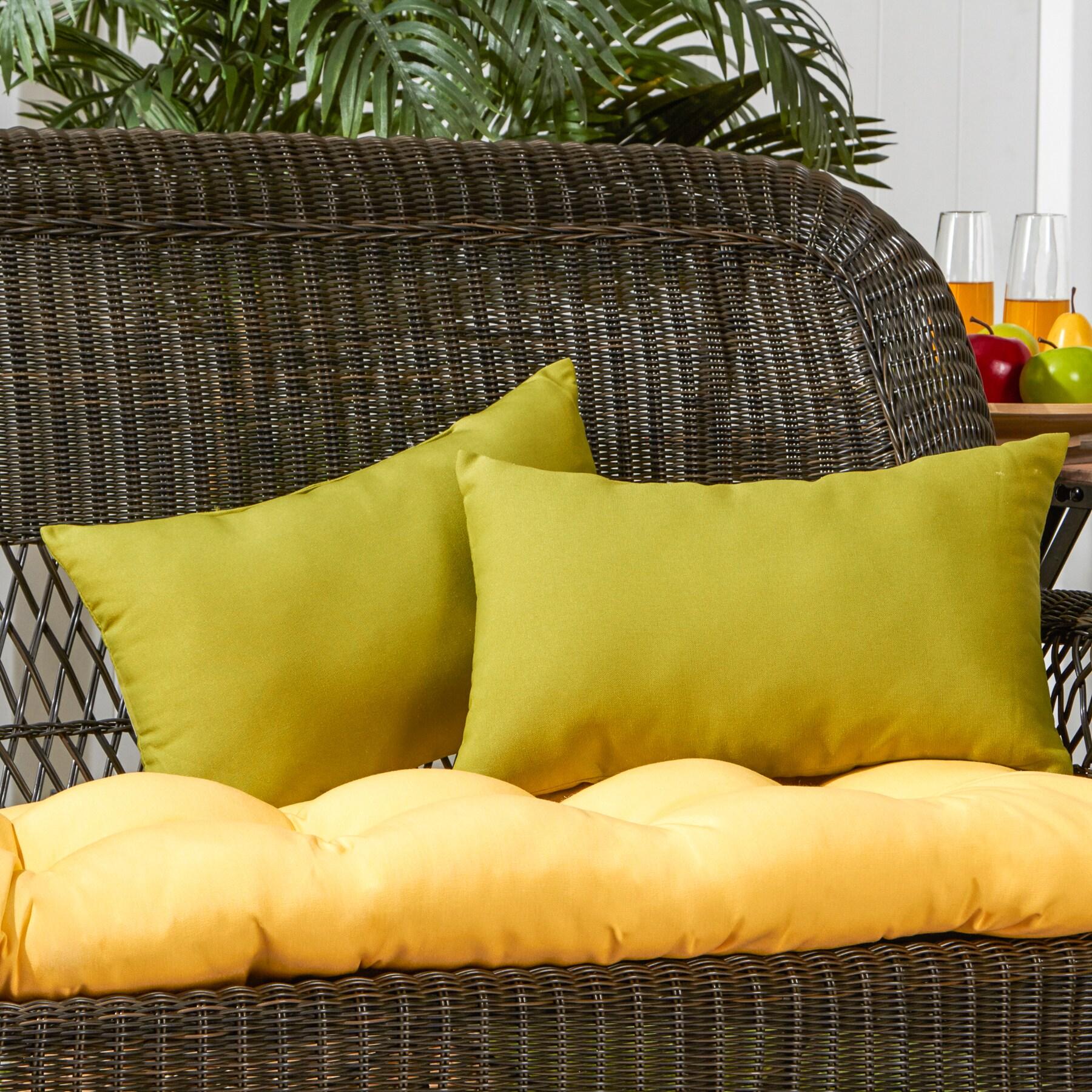 Indoor/Outdoor Reversible Throw Pillow