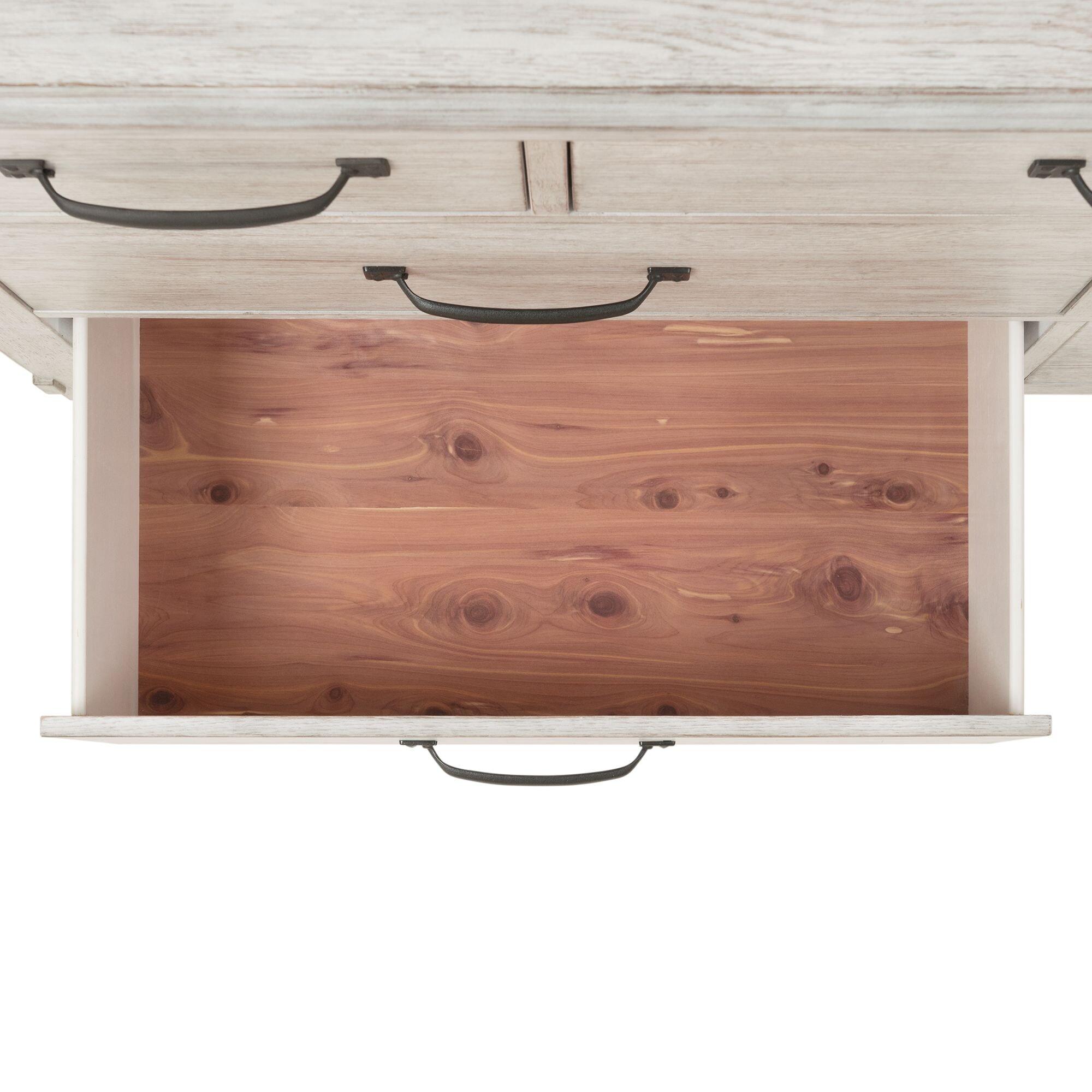 Jack 7 Drawer Dresser White - Picket House Furnishings: Transitional Farmhouse Style, Anti-Tip Hardware