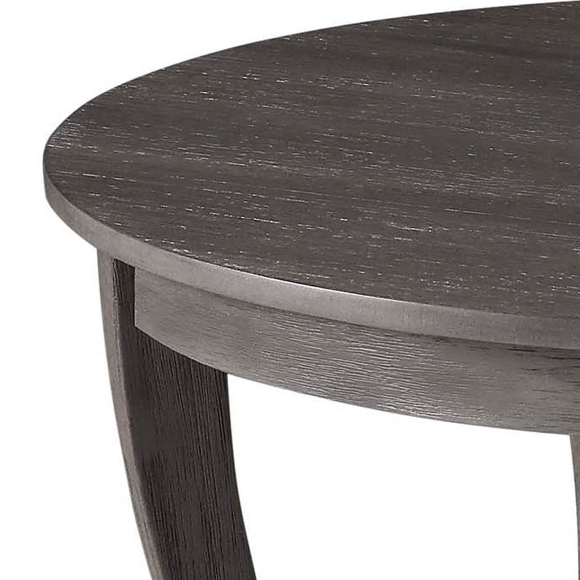 American Heritage Round Coffee Table with Shelf