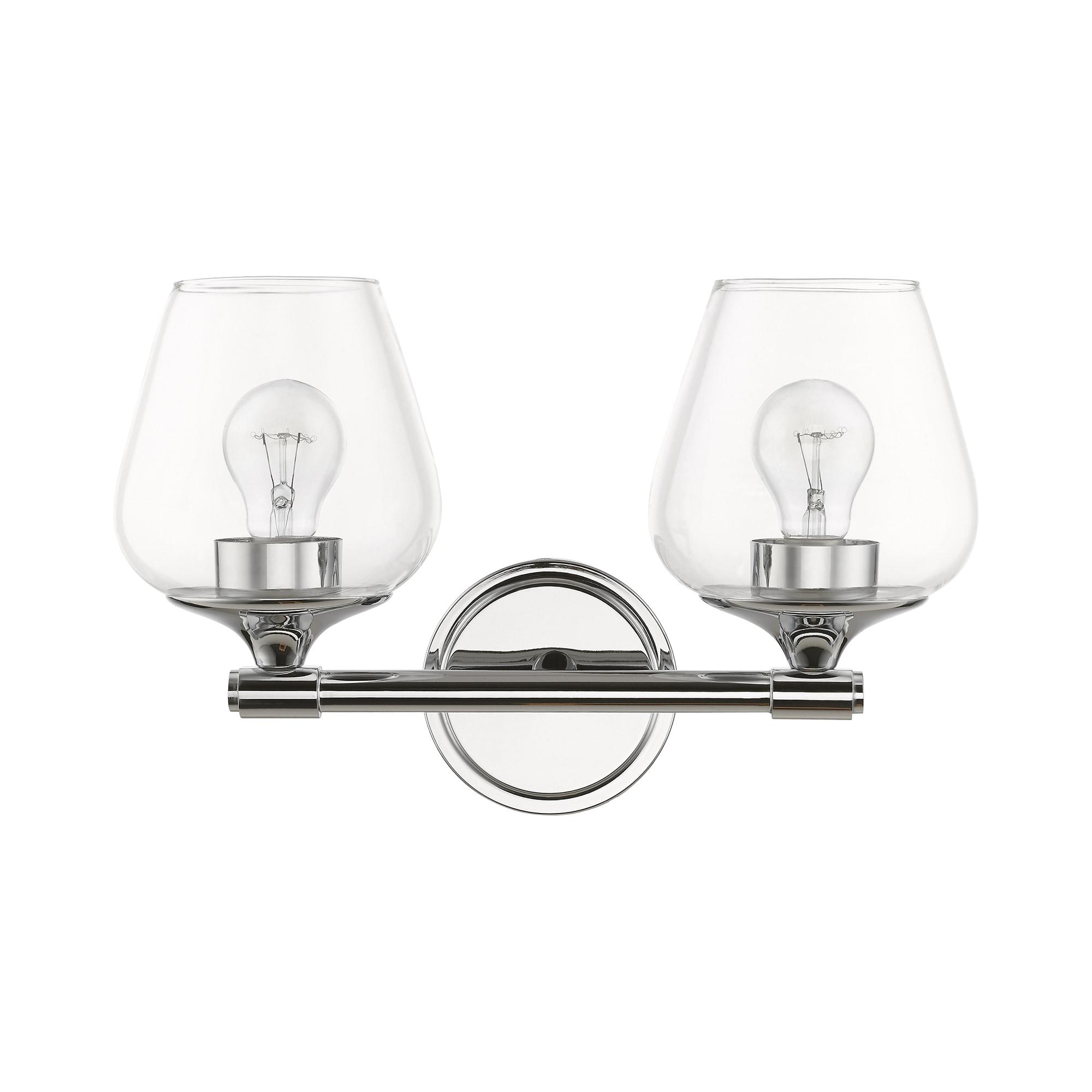 Livex Lighting Willow 2 - Light Vanity in  Polished Chrome