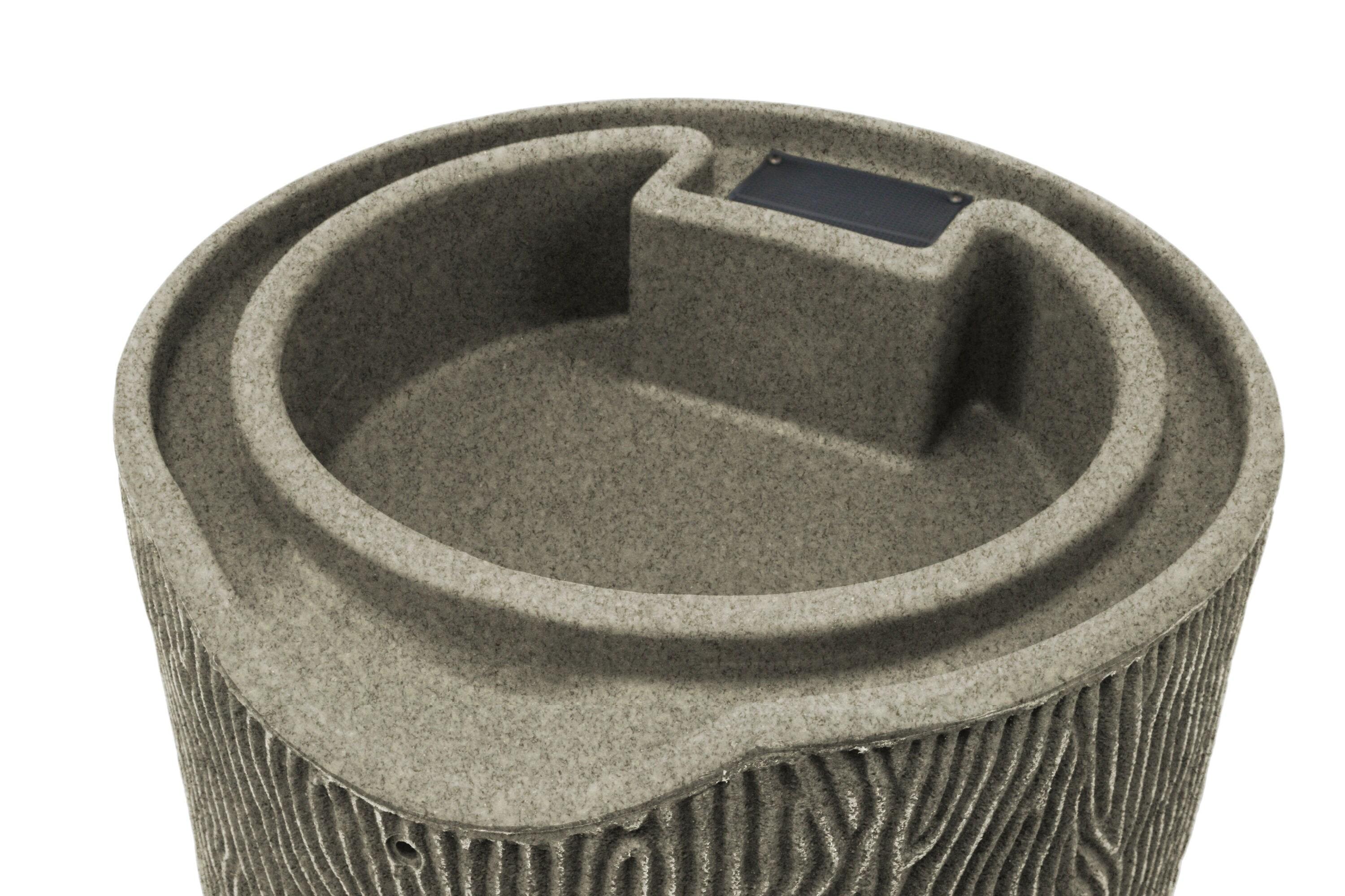 Good Ideas Good Ideas 50 Gallons Plastic Drainable Dual Overflow Planter Rain Barrel