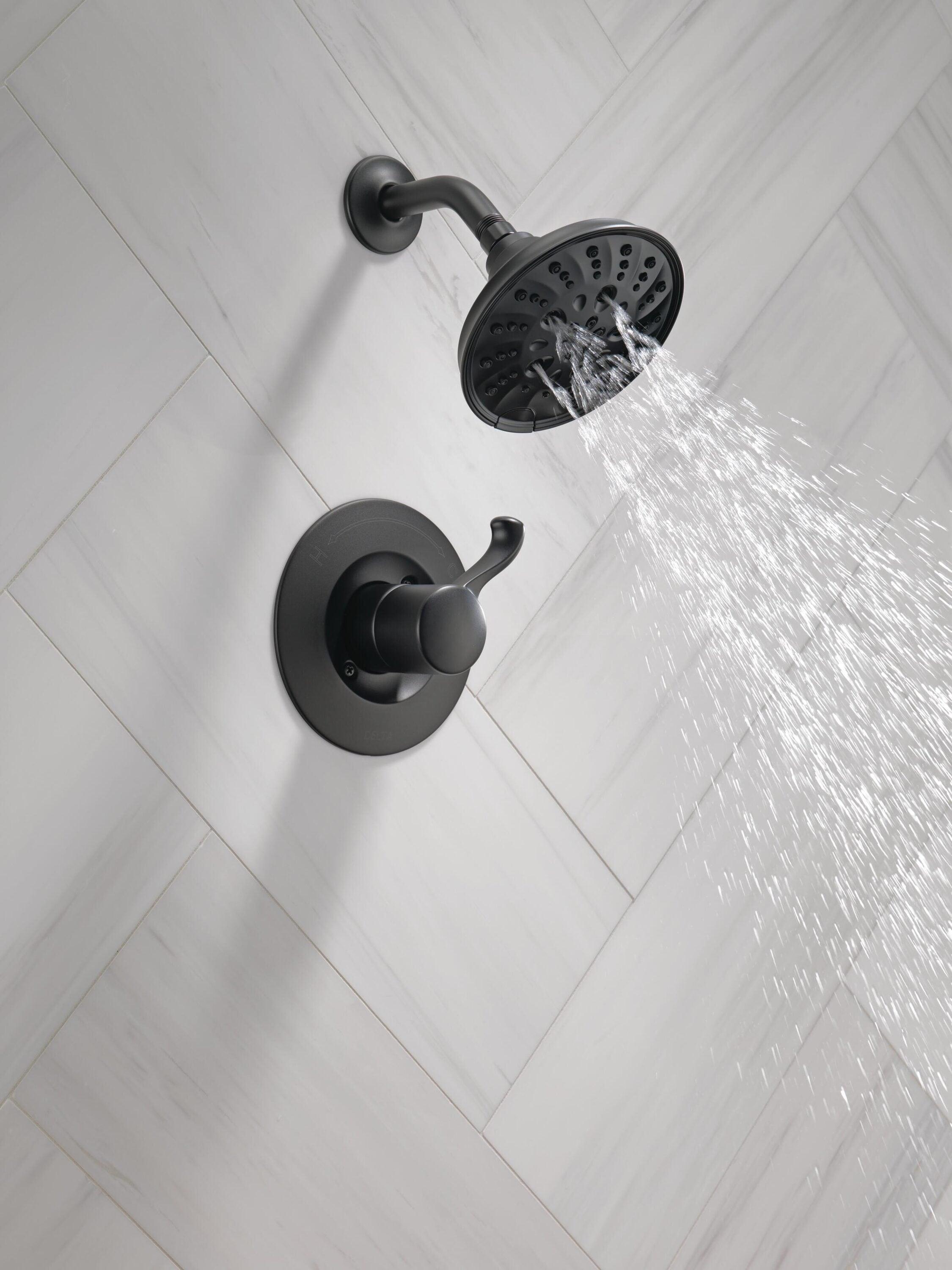 Esato Shower Faucet with Rough-in Valve and H2Okinetic Technology