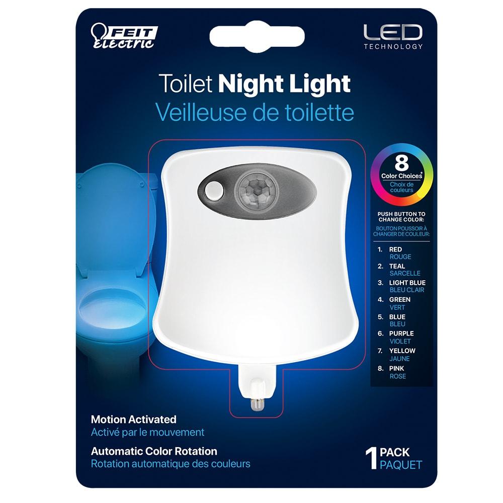 Feit Electric 2" x 2" inch Color Select Motion LED Toilet Night Light