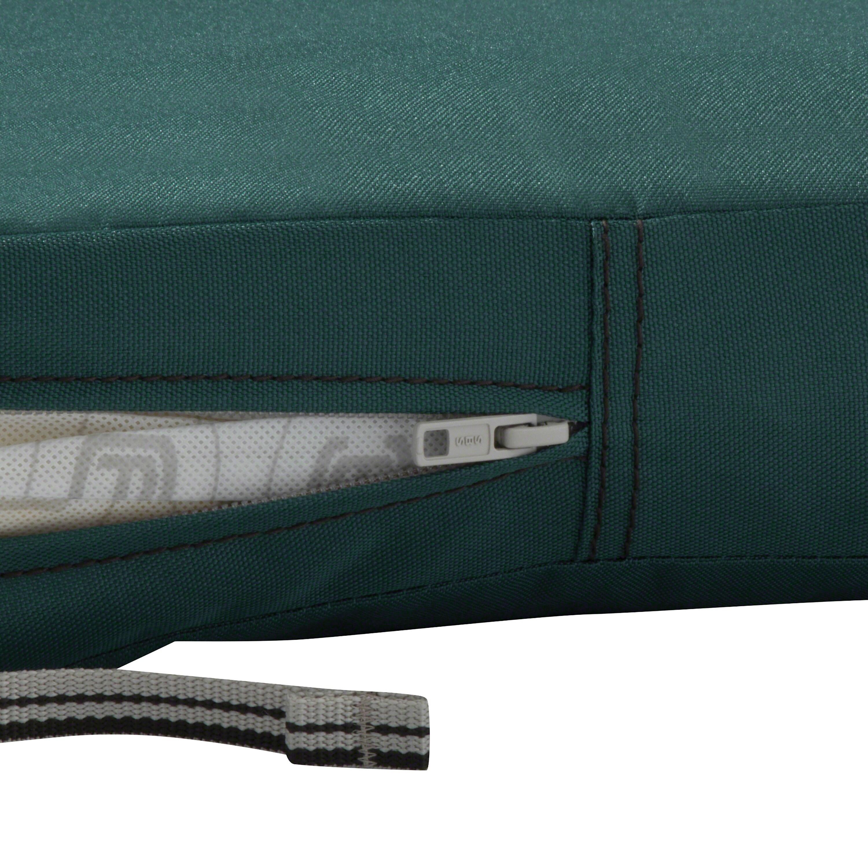 Mallard Green Water-Resistant Outdoor Bench Cushion