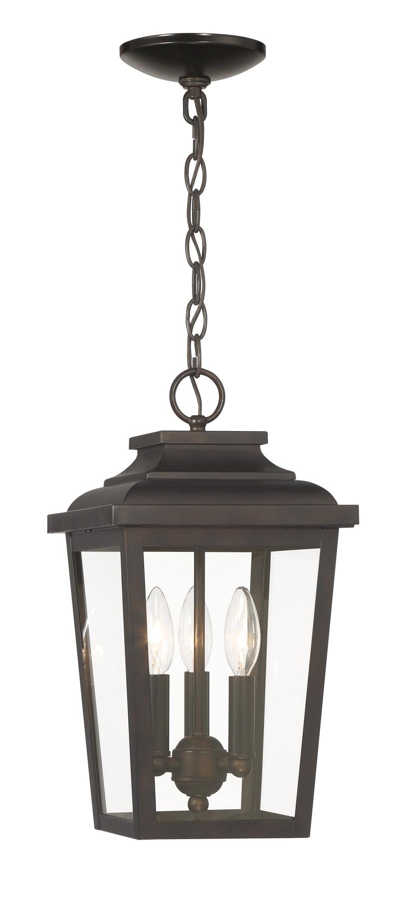Minka Lavery - Irvington Manor - 3 Light Outdoor Pendant-15.5 Inches Tall and
