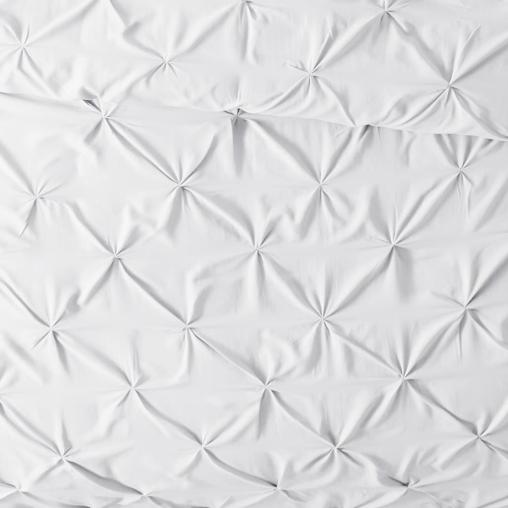 Becky Cameron Pinch Pleat Textured Duvet Cover Set & Reviews | Wayfair