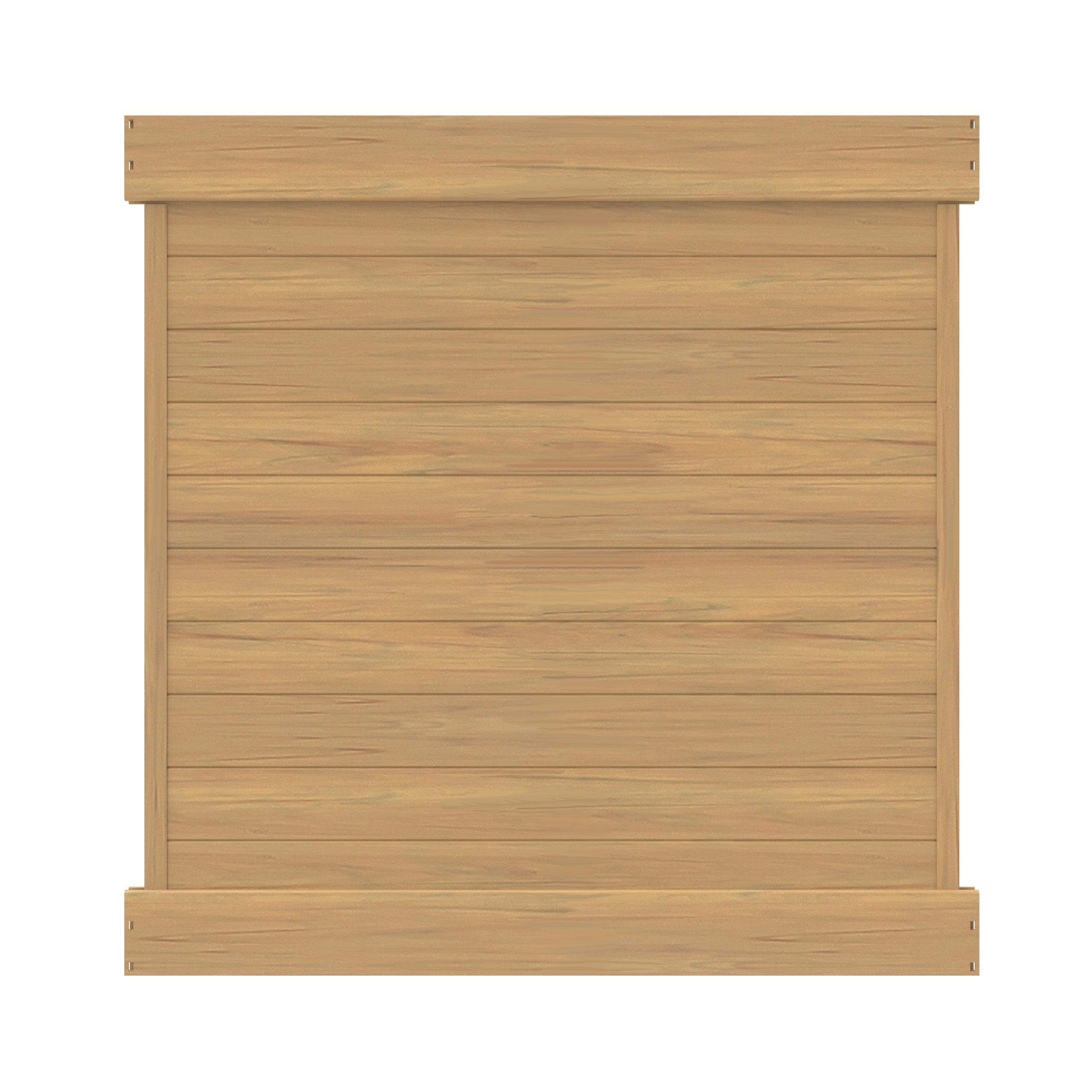 Horizontal Fence Cypress Vinyl Privacy Panel Kit