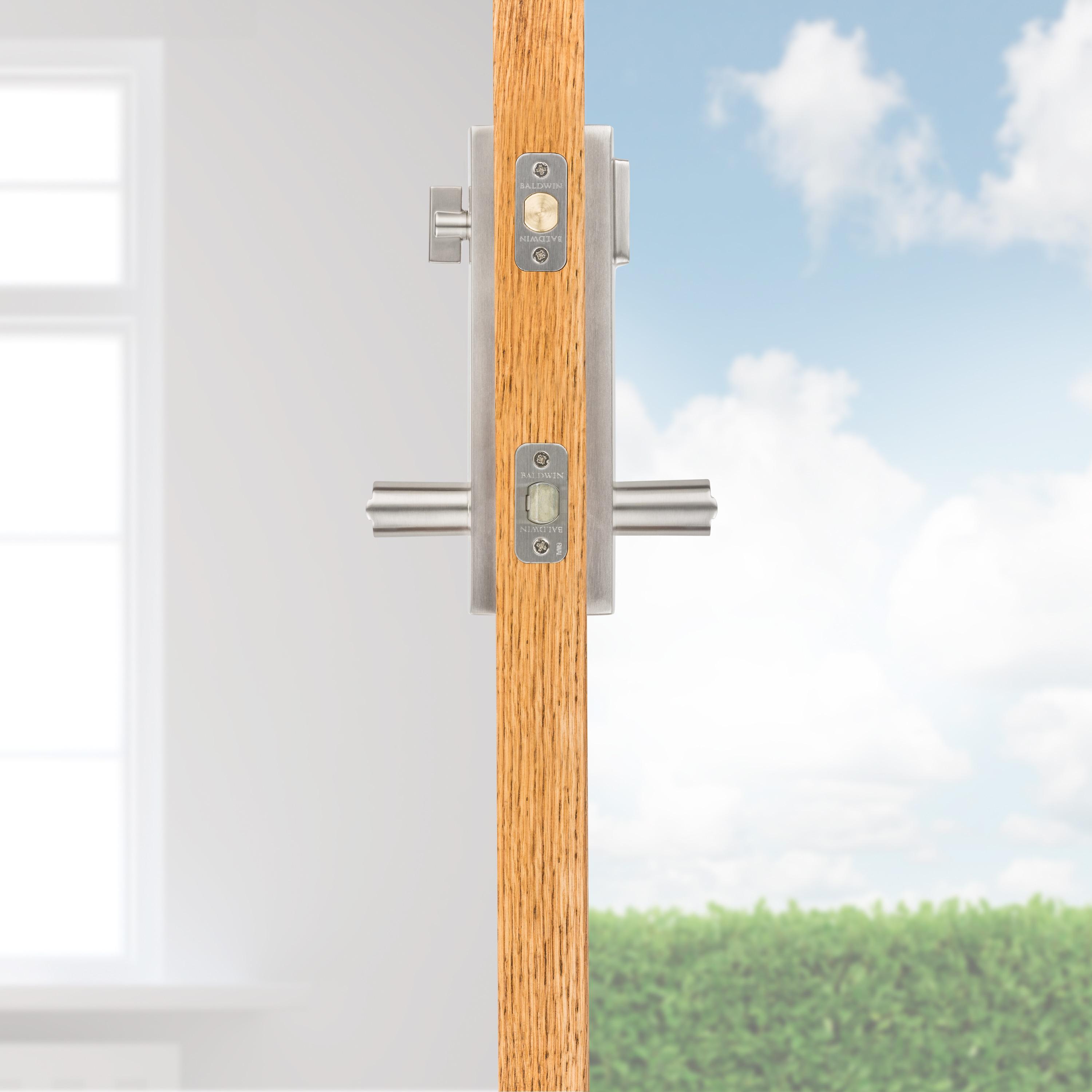 183SPExSPL SQR 15 SMT RCAL RCS CP Spyglass Entrance with Spyglass - Satin Nickel