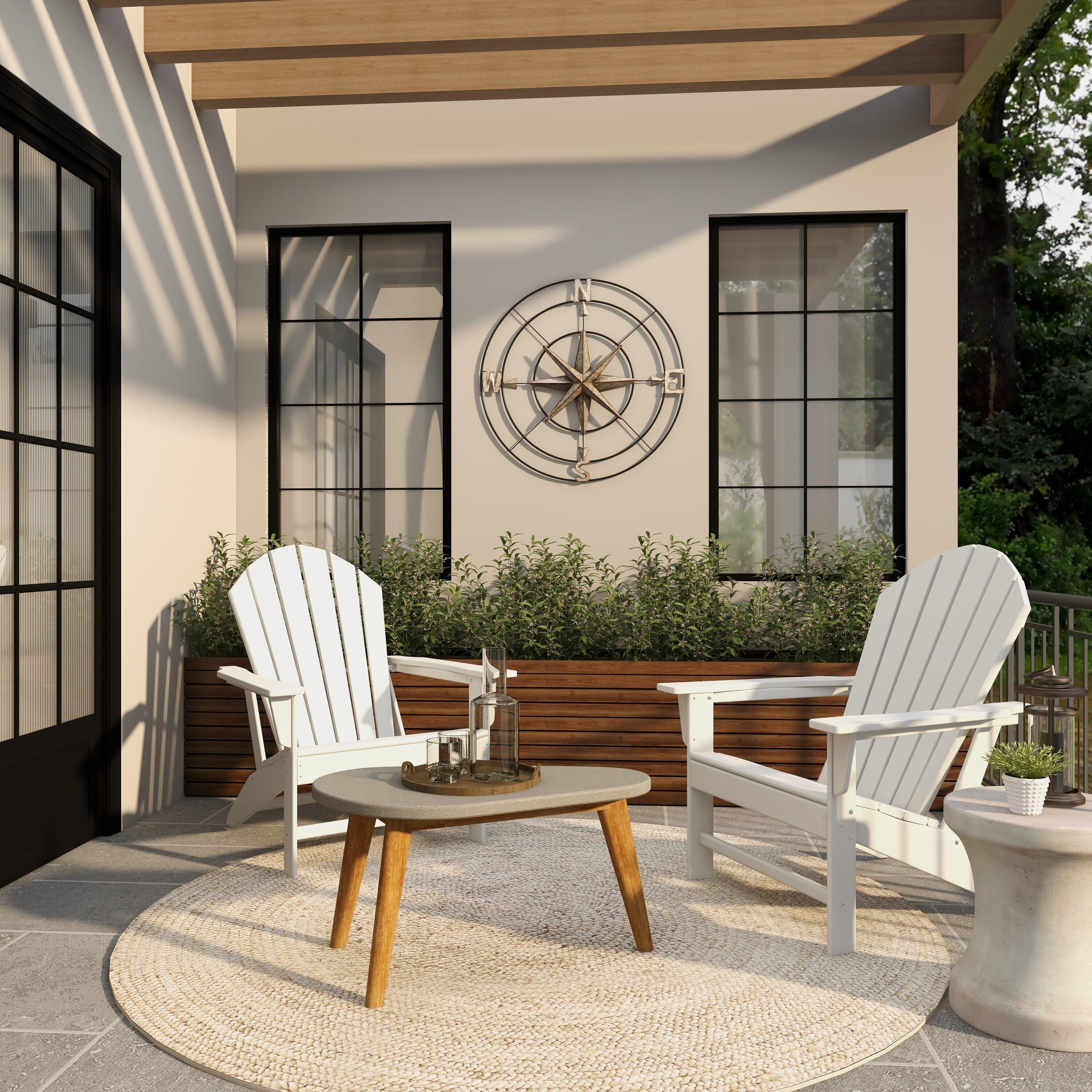 DecMode Farmhouse Metal Compass Shaped with 3D 8 Point Star Wall Décor, 32"D with Metallic Silver Galvanized Finish