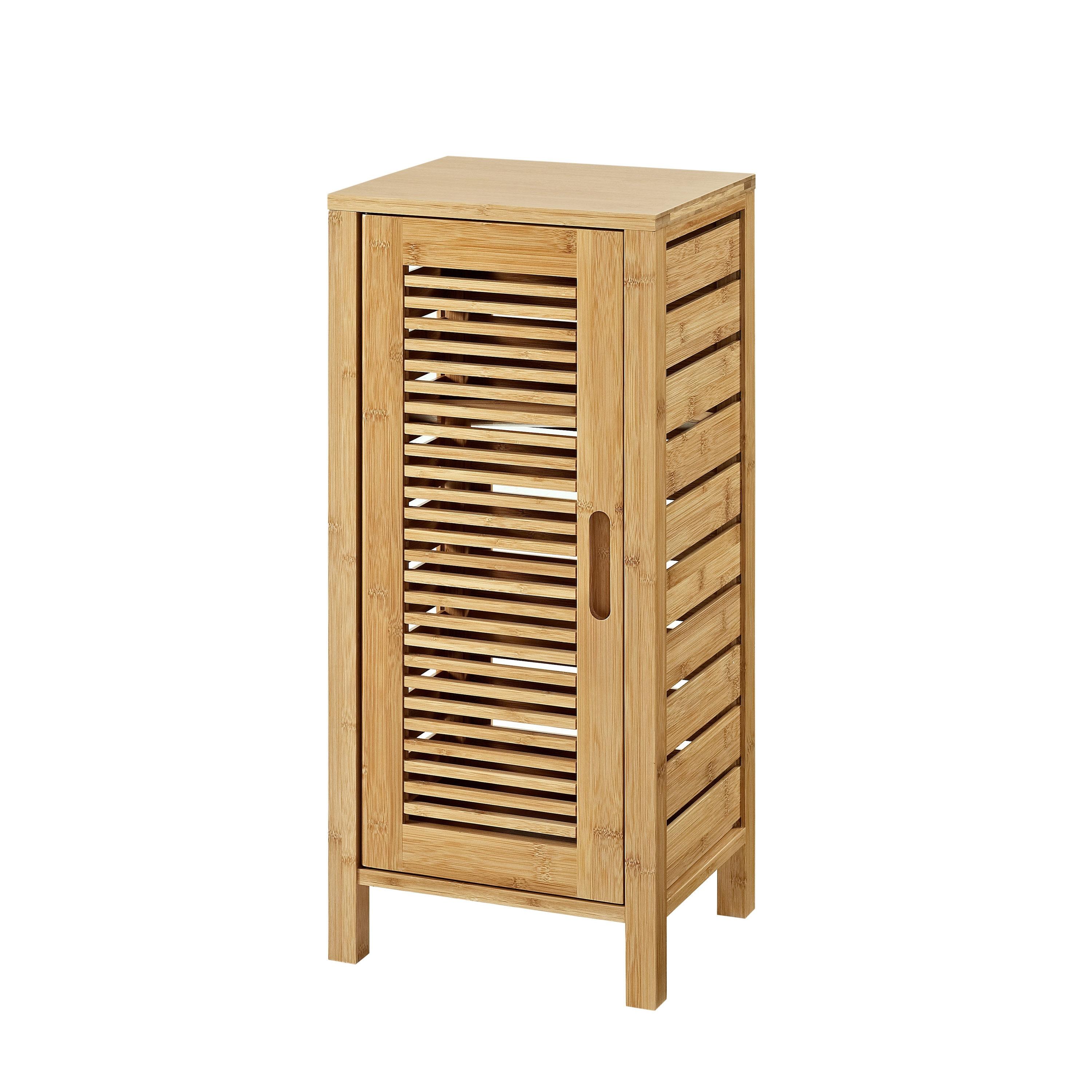 Bracken One-Door Floor Cabinet Natural - Linon