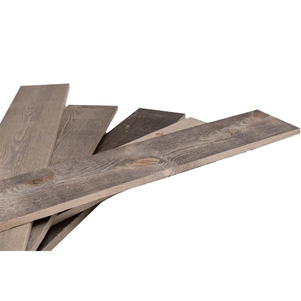 Latitude 59 5.5" x 48" Solid Wood Wall Paneling (Set of 5)