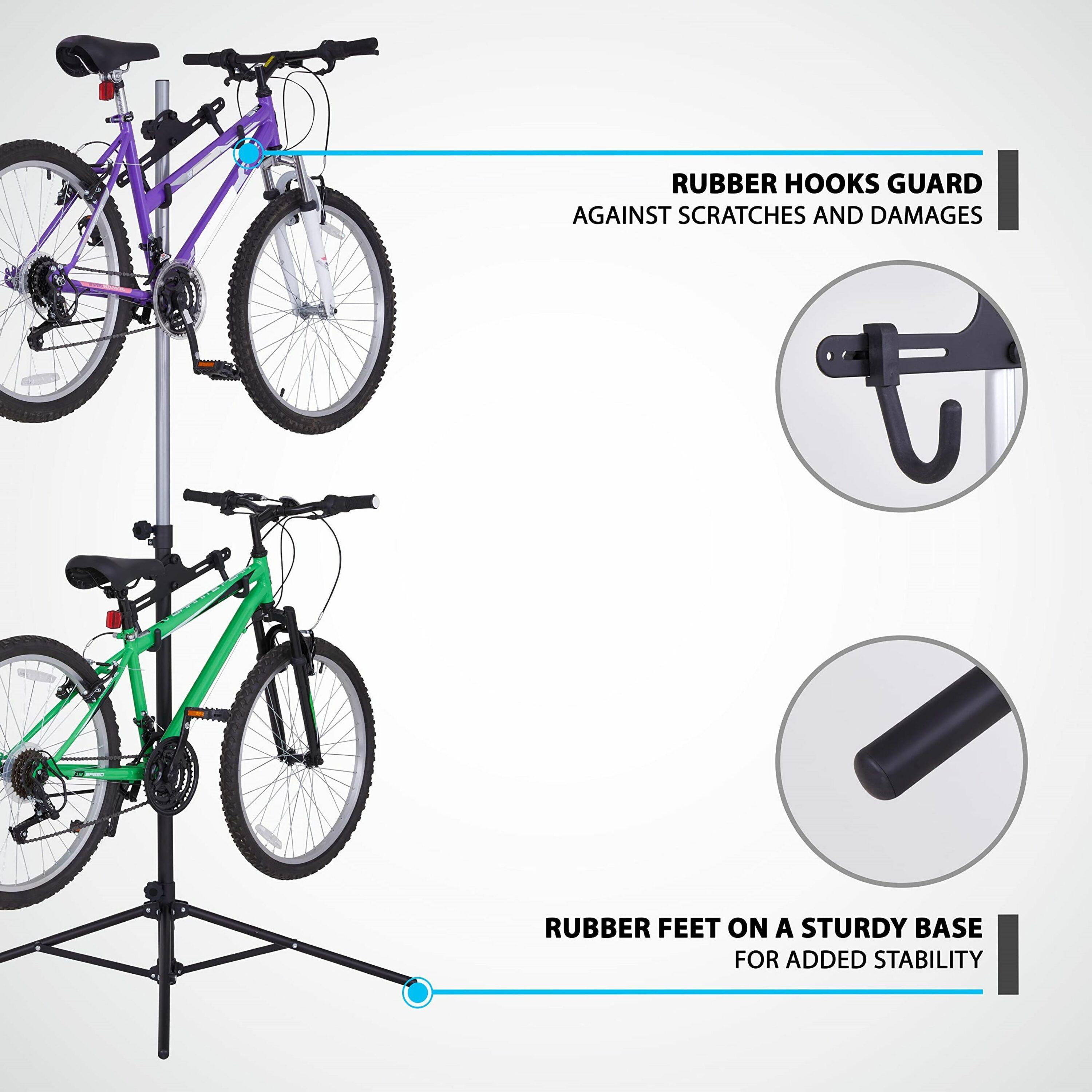 Steel Freestanding Adjustable Bike Rack