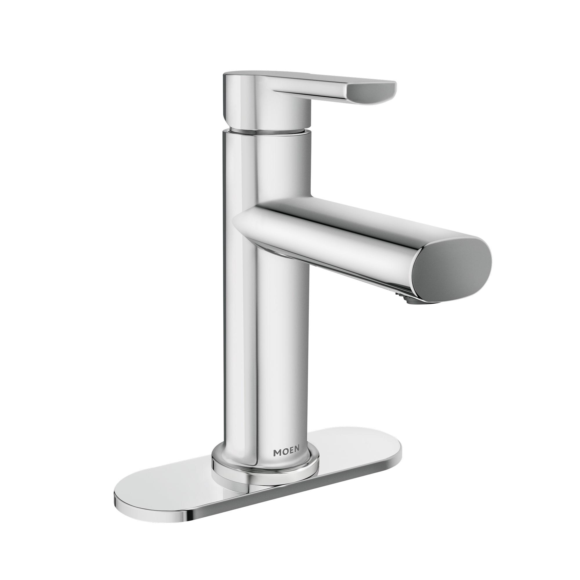 Moen Moen Meena Single Hole Bathroom Faucet with Drain Assembly 84794